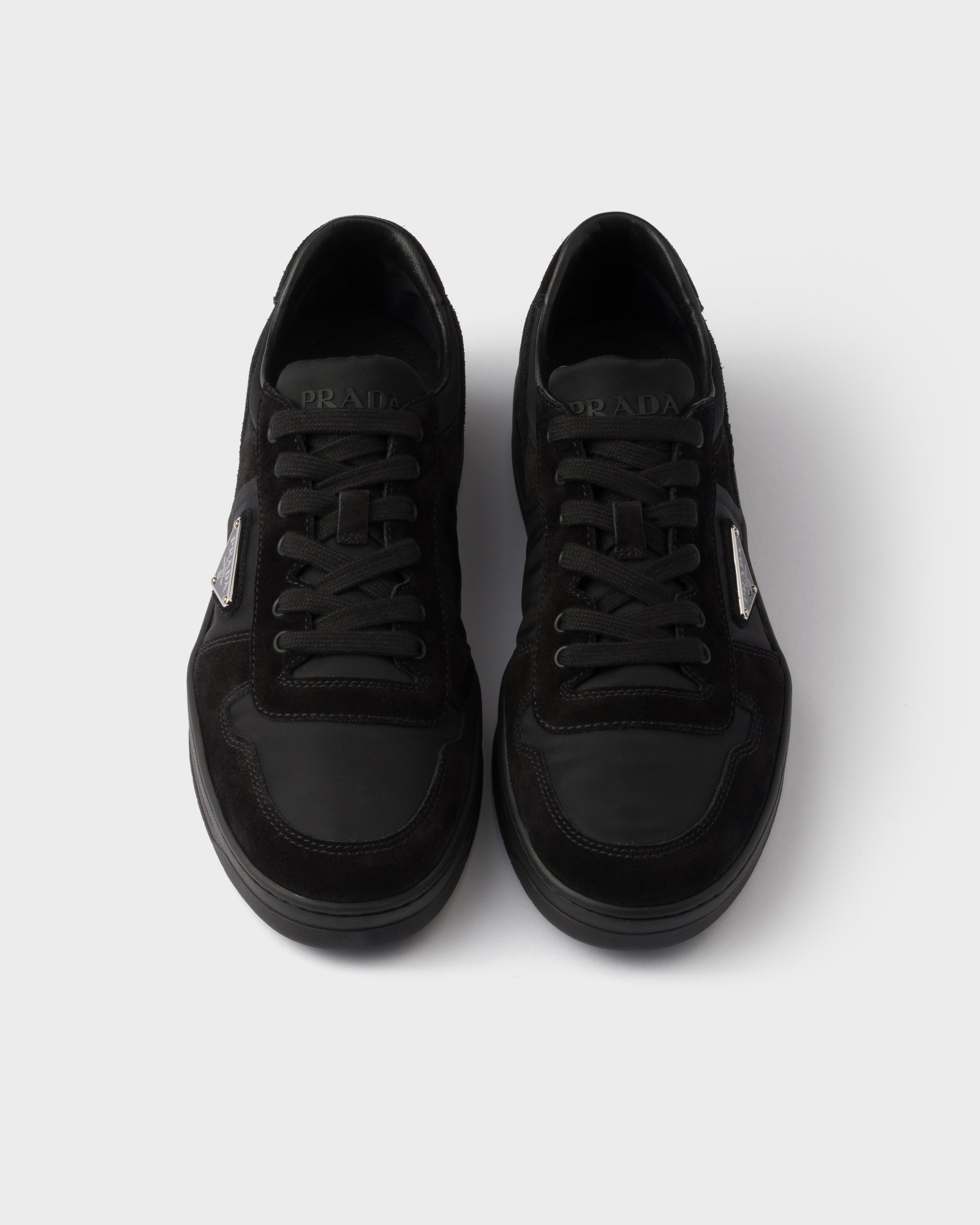 Downtown Re-Nylon and suede sneakers - 4
