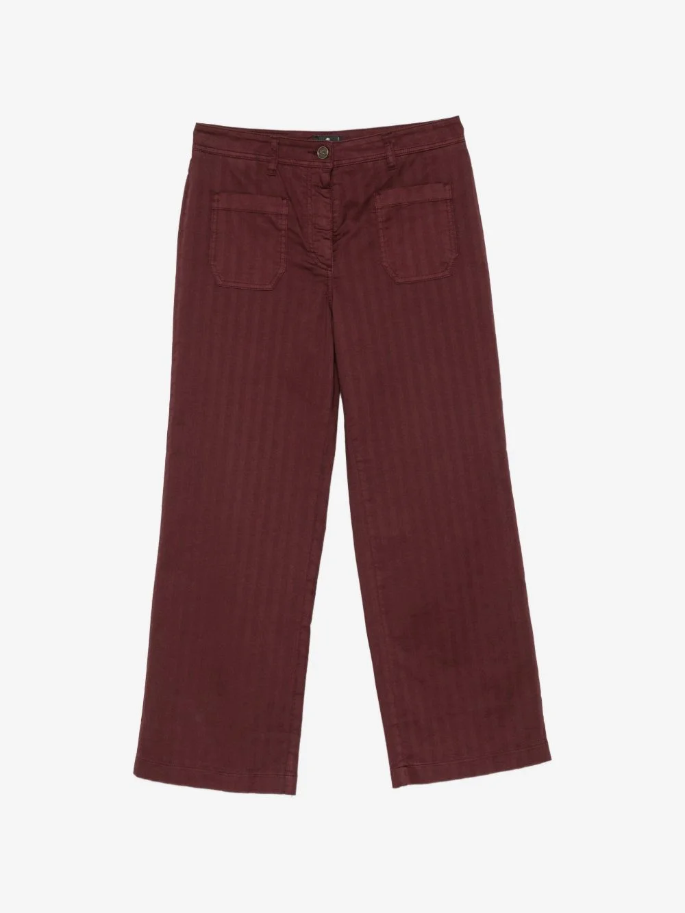 patch-pocket trousers - 1