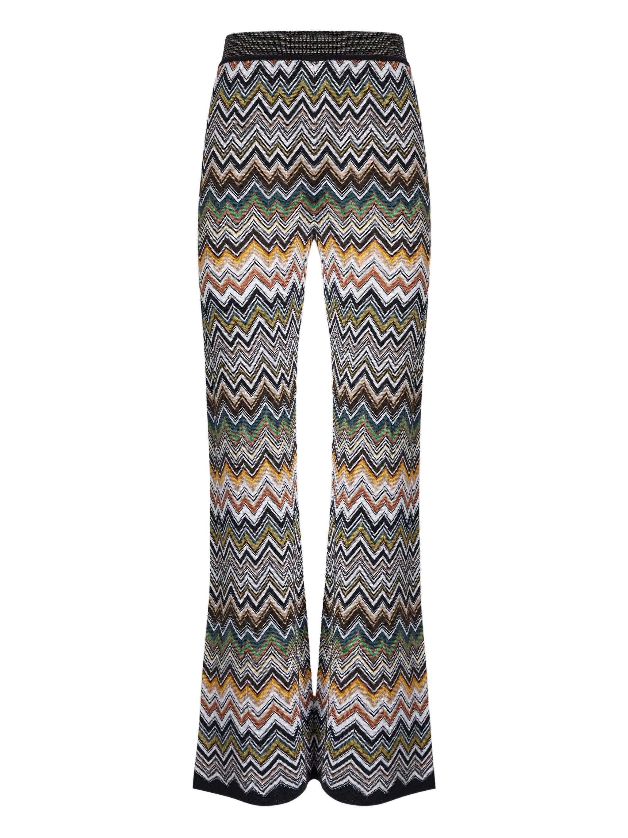 Missoni Chevron-pattern Flared Trousers - 1