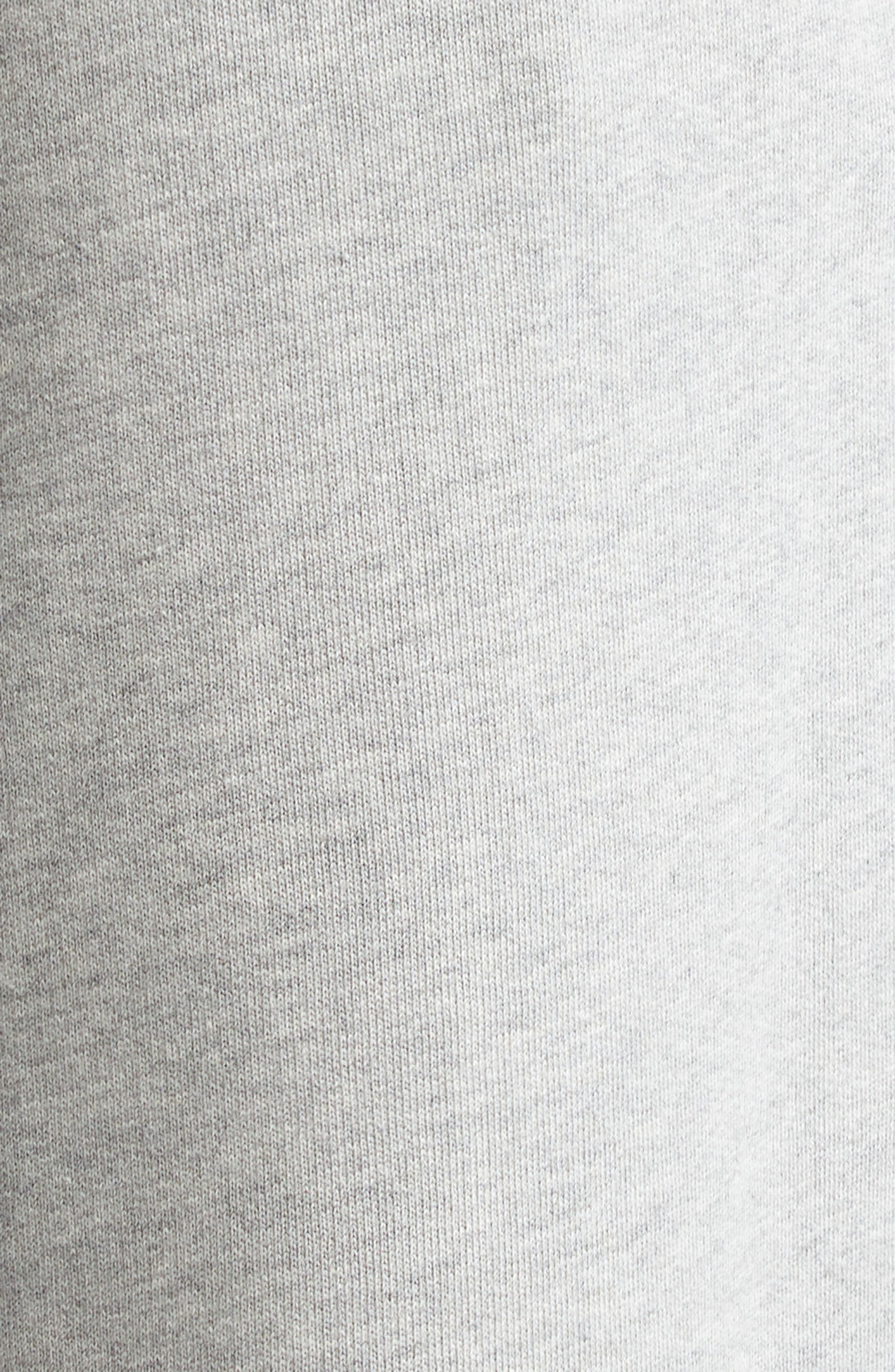 Dries Van Noten Hartia Pleated Cotton Wide Leg Sweatpants in Grey Melange at Nordstrom - 7
