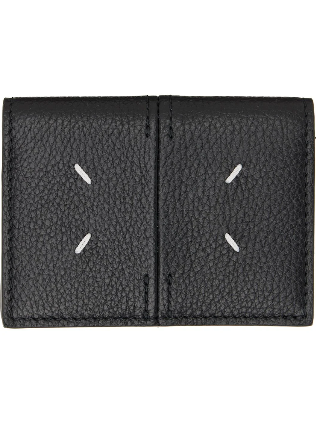Black Leather Card Holder - 1