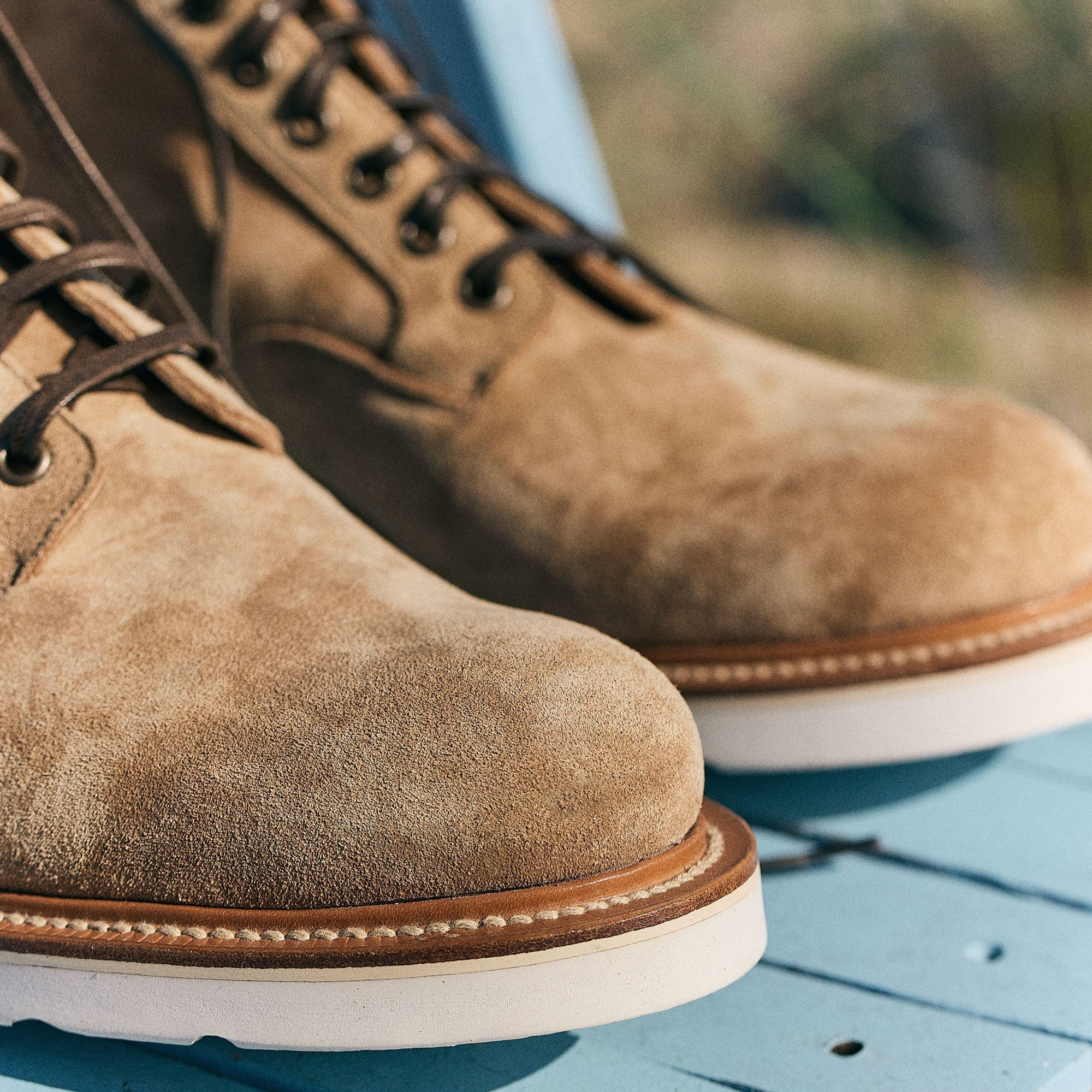 Scout - Peanut Papillon Calf Suede - 4
