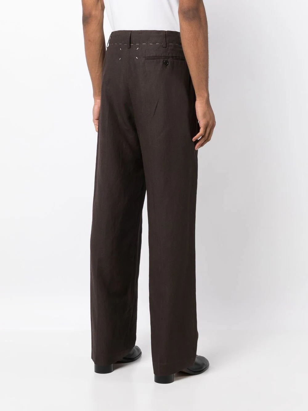 DRAWSTRING STRAIGHT-LEG TROUSERS - 4
