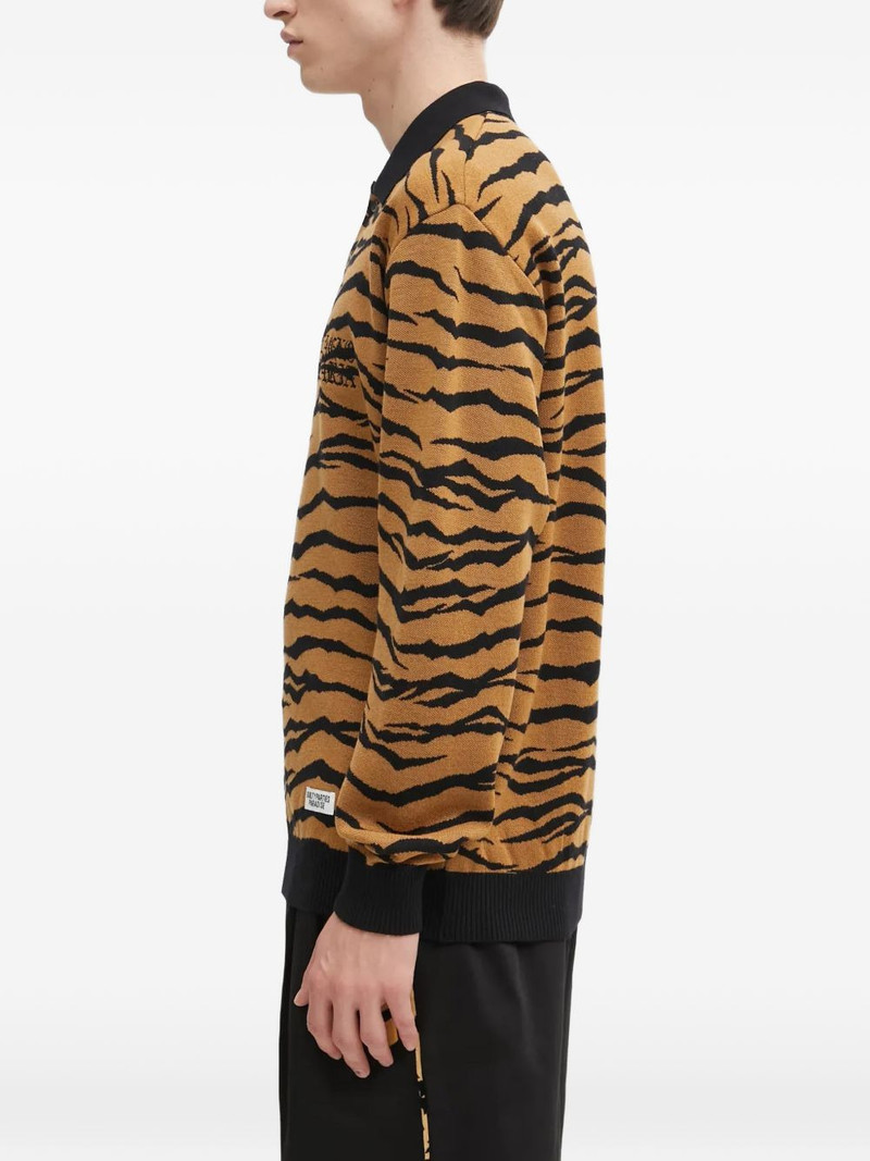 animal-print polo shirt 3