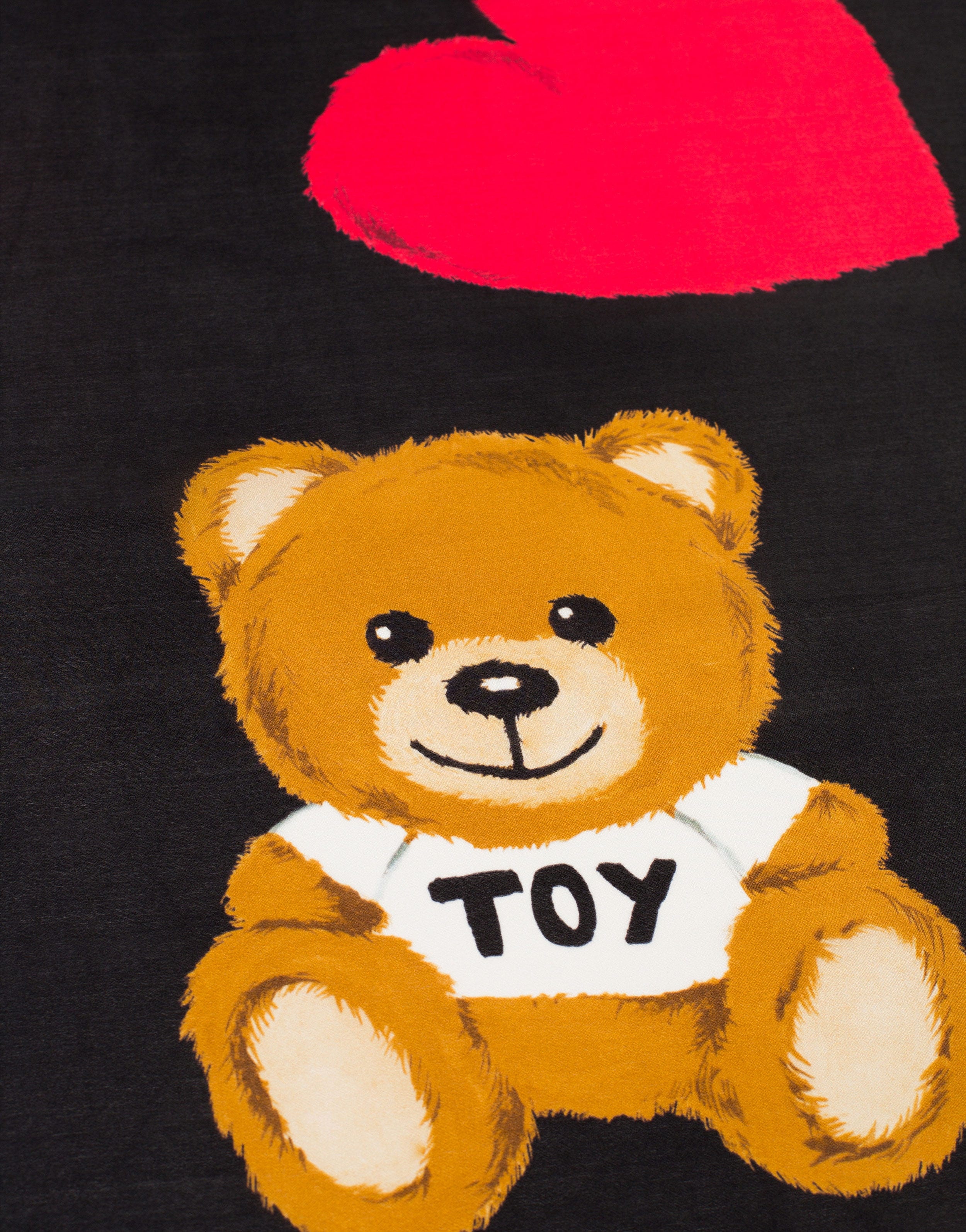 LOVELY TEDDY BEAR SILK SCARF - 3