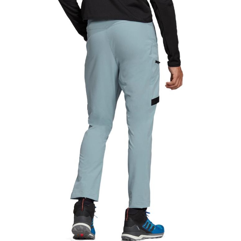 adidas Terrex Zupahike Pts Colorblock Elastic high waist Big Pocket Sports Pants Gray H51493 - 3