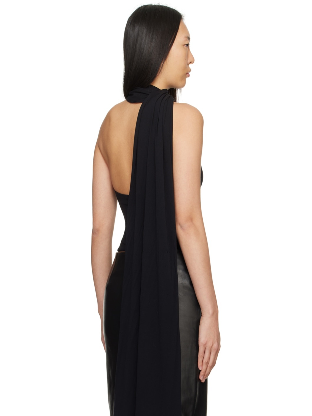 Black Wrap Top - 3