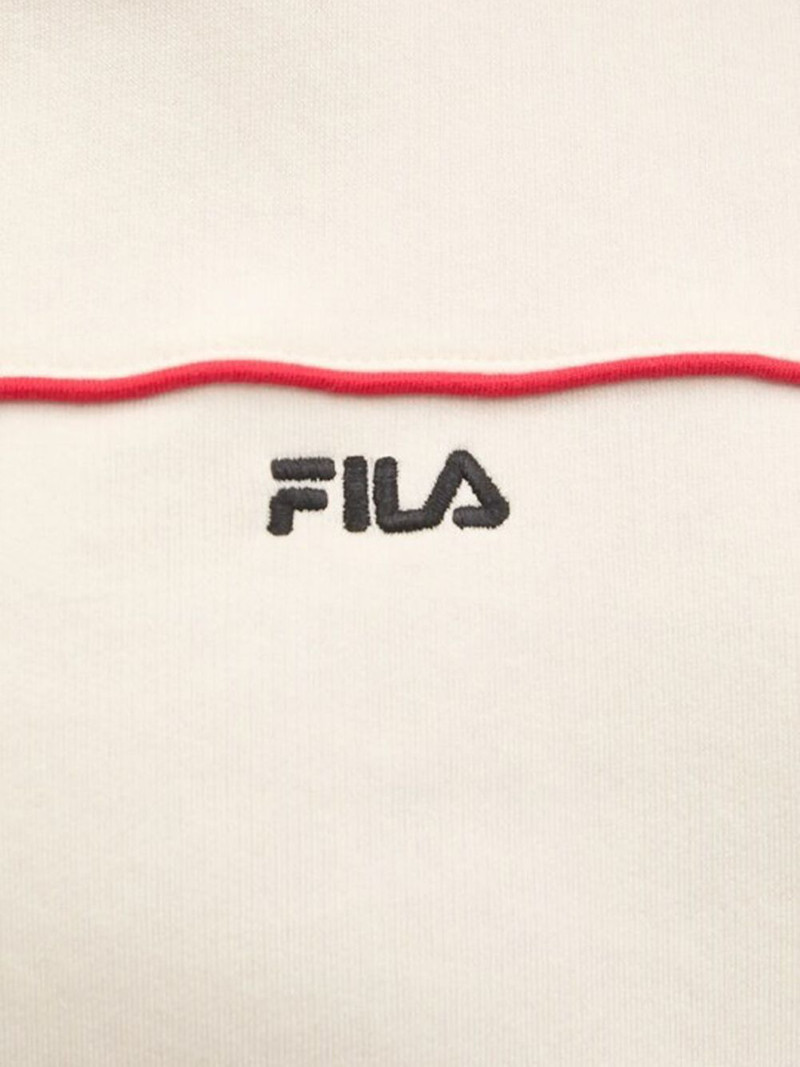 FILA logo-embroidered drawstring hoodie outlook
