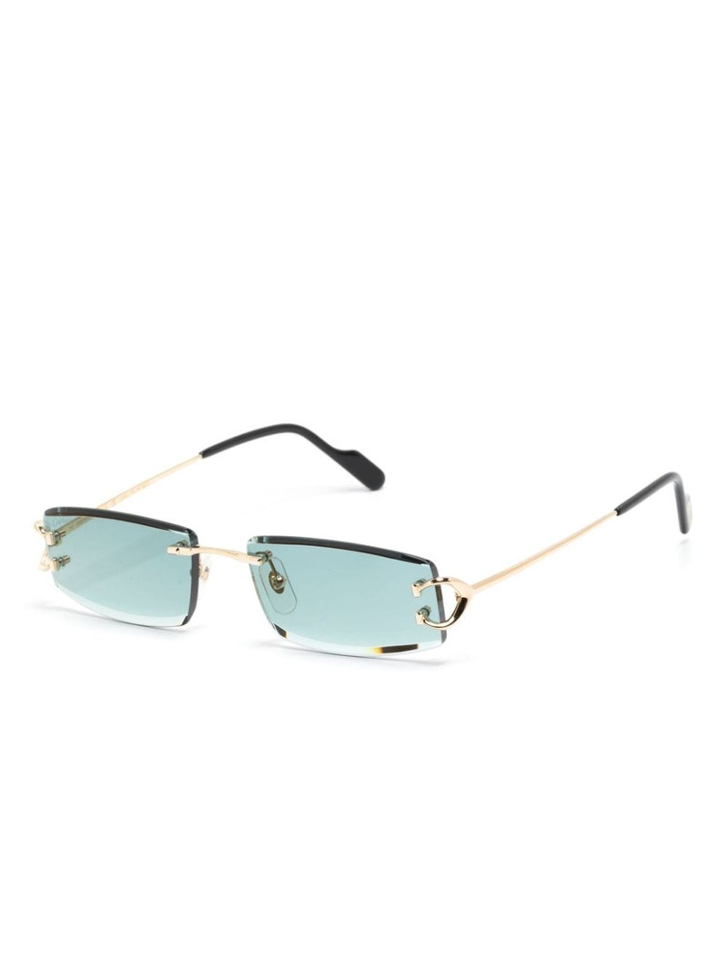 Cartier rectangle-frame sunglasses outlook