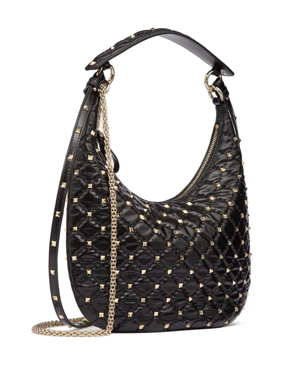 Rockstud Spike lambskin shoulder bag - 4