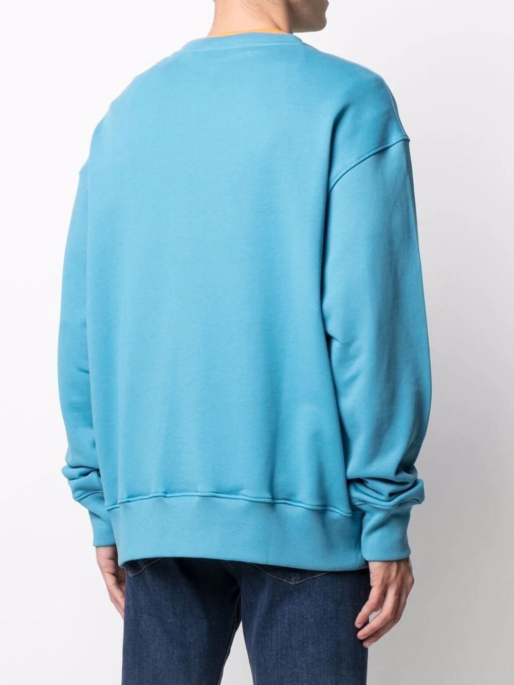 logo-patch funnel-neck jumper - 4