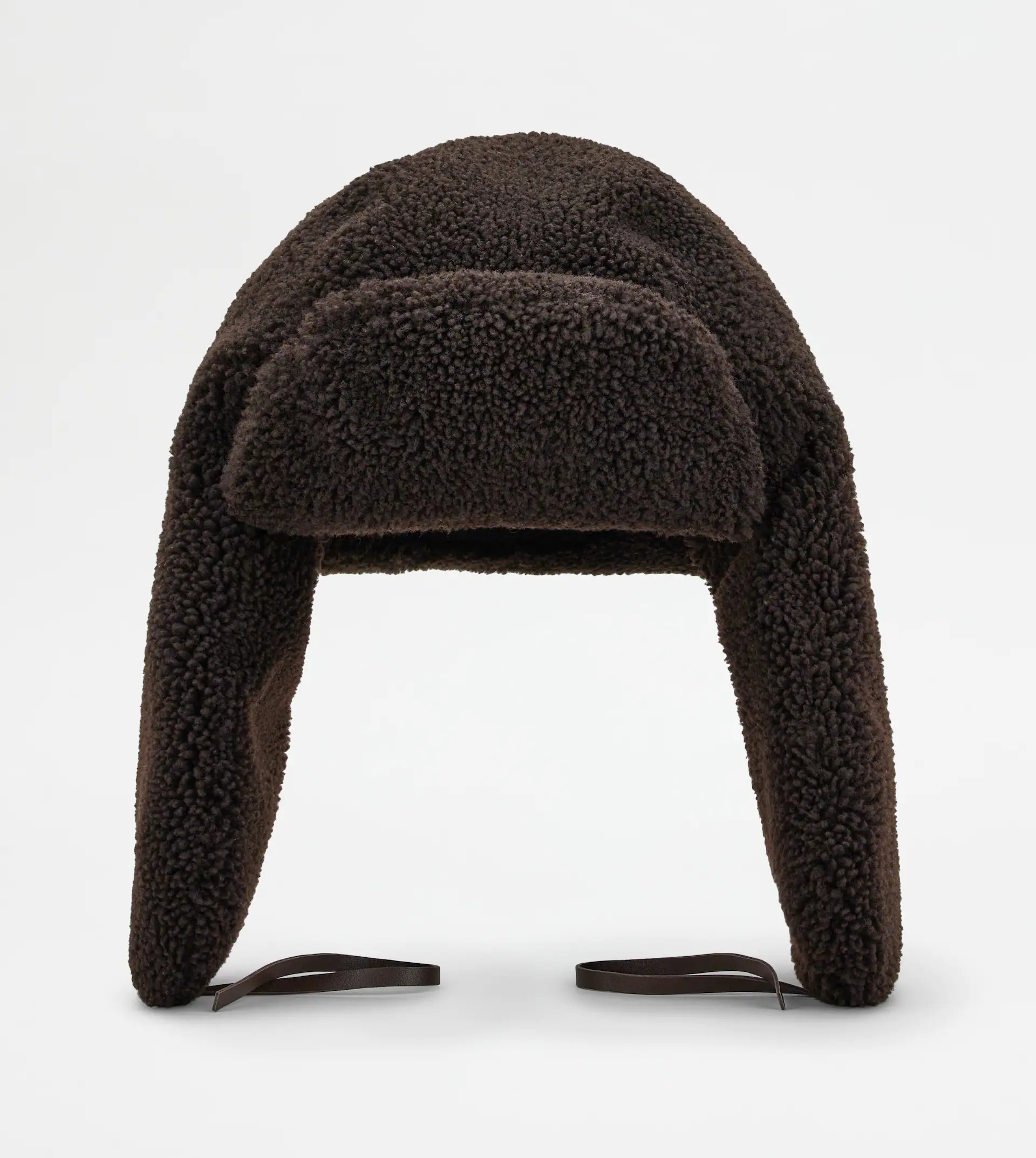 SHEEPSKIN AVIATOR HAT - BROWN - 1