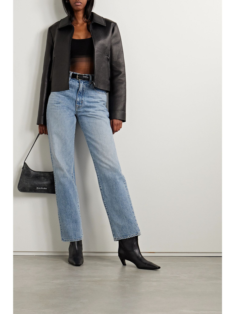 SLVRLAKE + NET SUSTAIN London high-rise straight-leg organic jeans Mid denim outlook