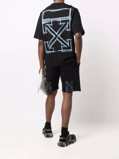 Off-White marker arrows print track shorts outlook