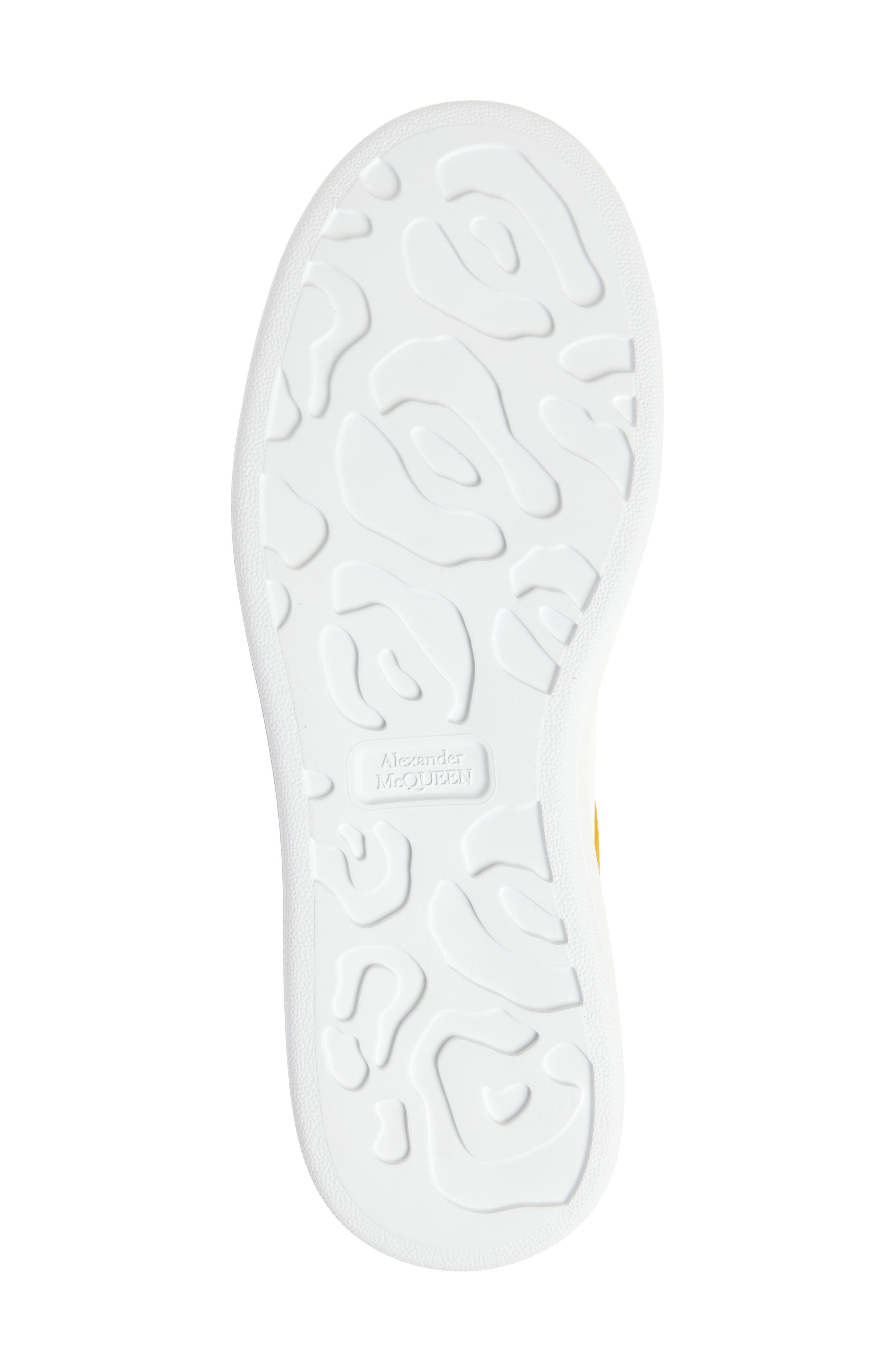 McQueen Oversized Sneaker in Off White/Yellow at Nordstrom - 6