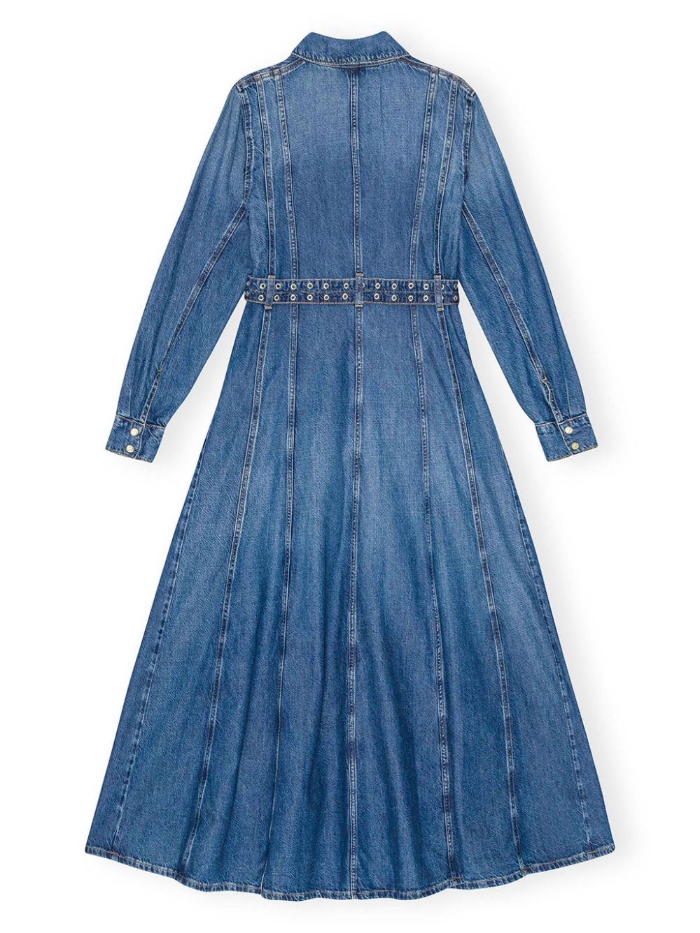 denim maxi dress - 6