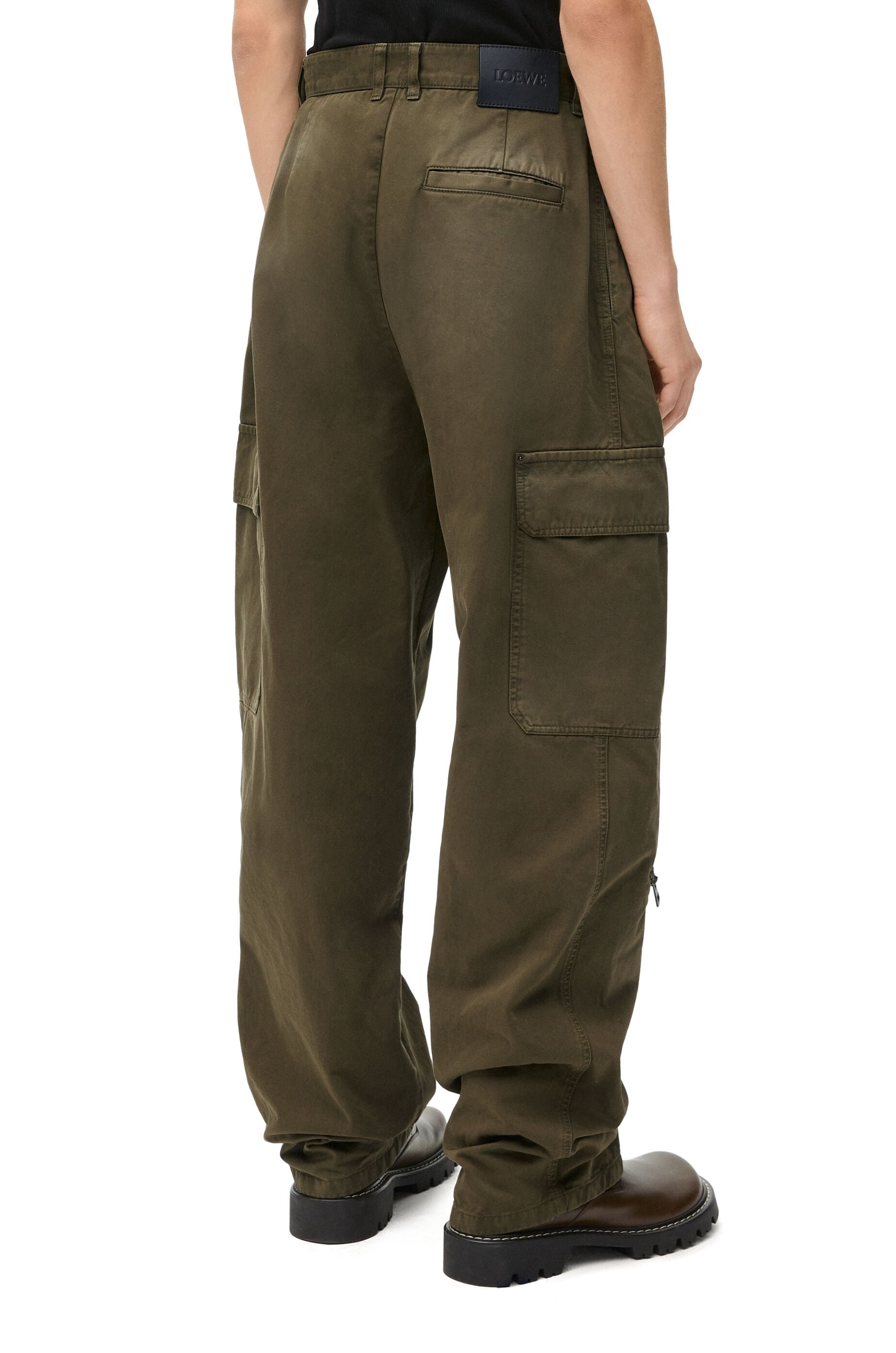 Balloon cargo trousers in cotton - 4