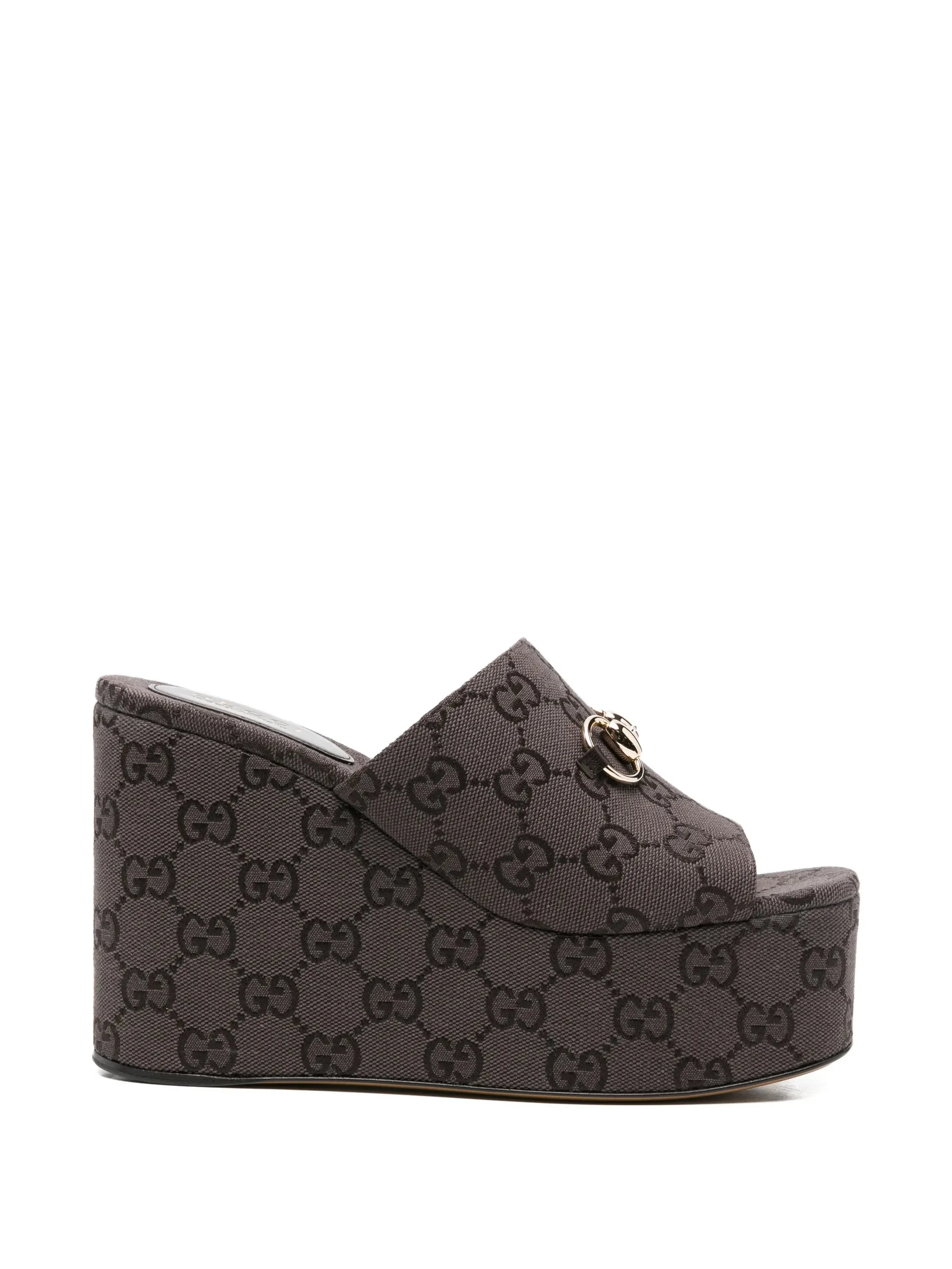 Gucci GG Horsebit Platform Sandals - 1