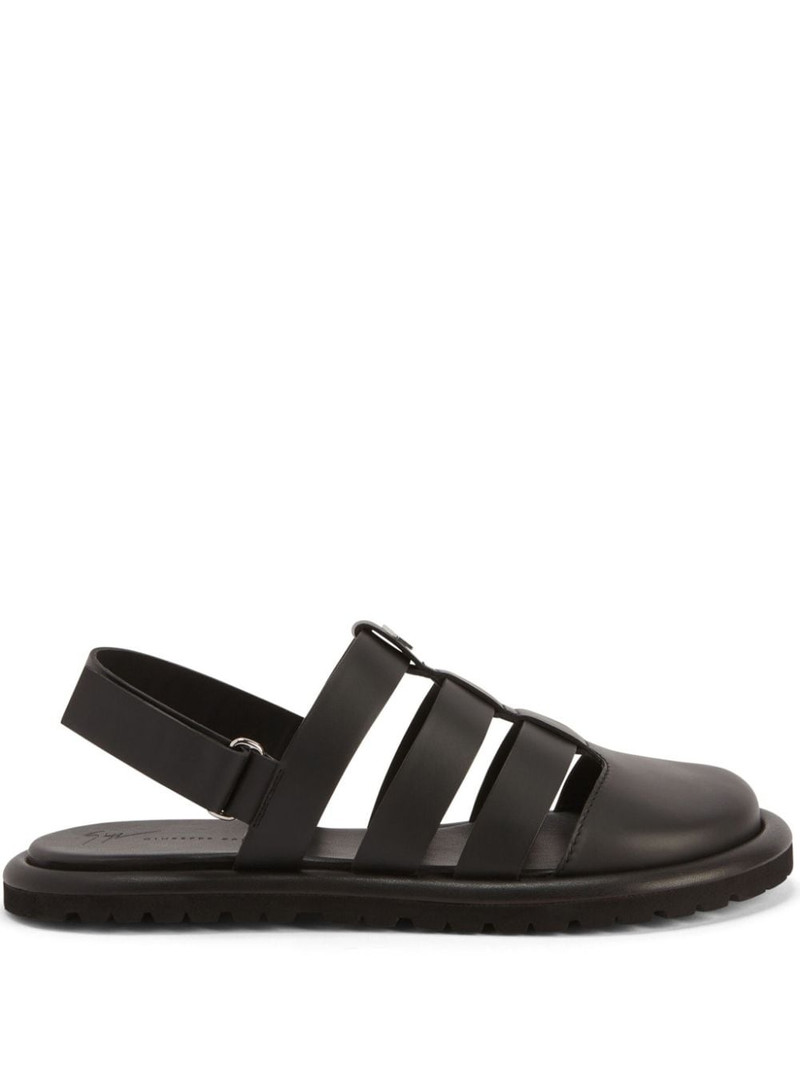 Rusery leather cage sandals 1