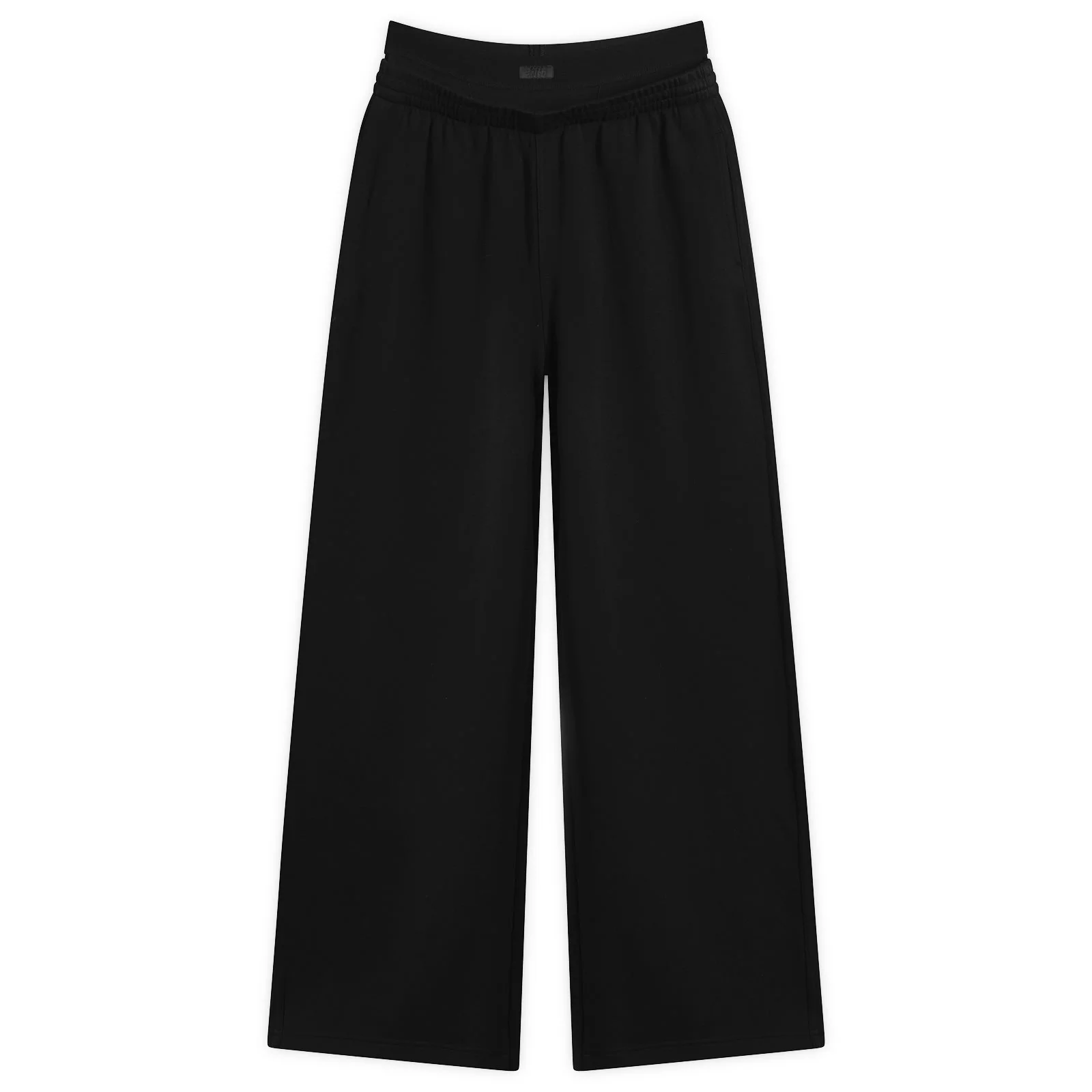 SKIMS Cotton Fleece Exposed Boxer Wide Leg Pants - 1