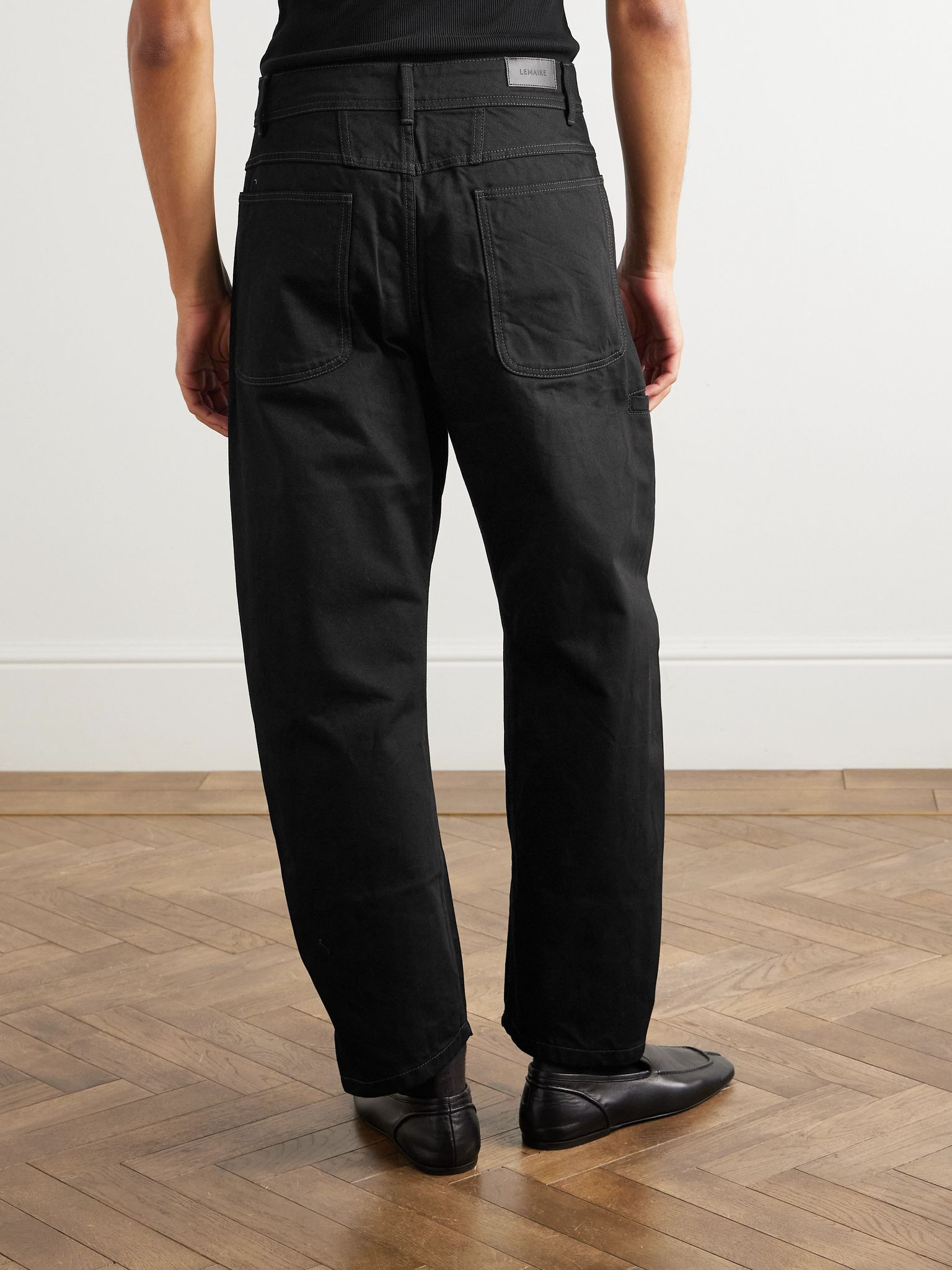 Twisted Tapered Jeans Black - 4