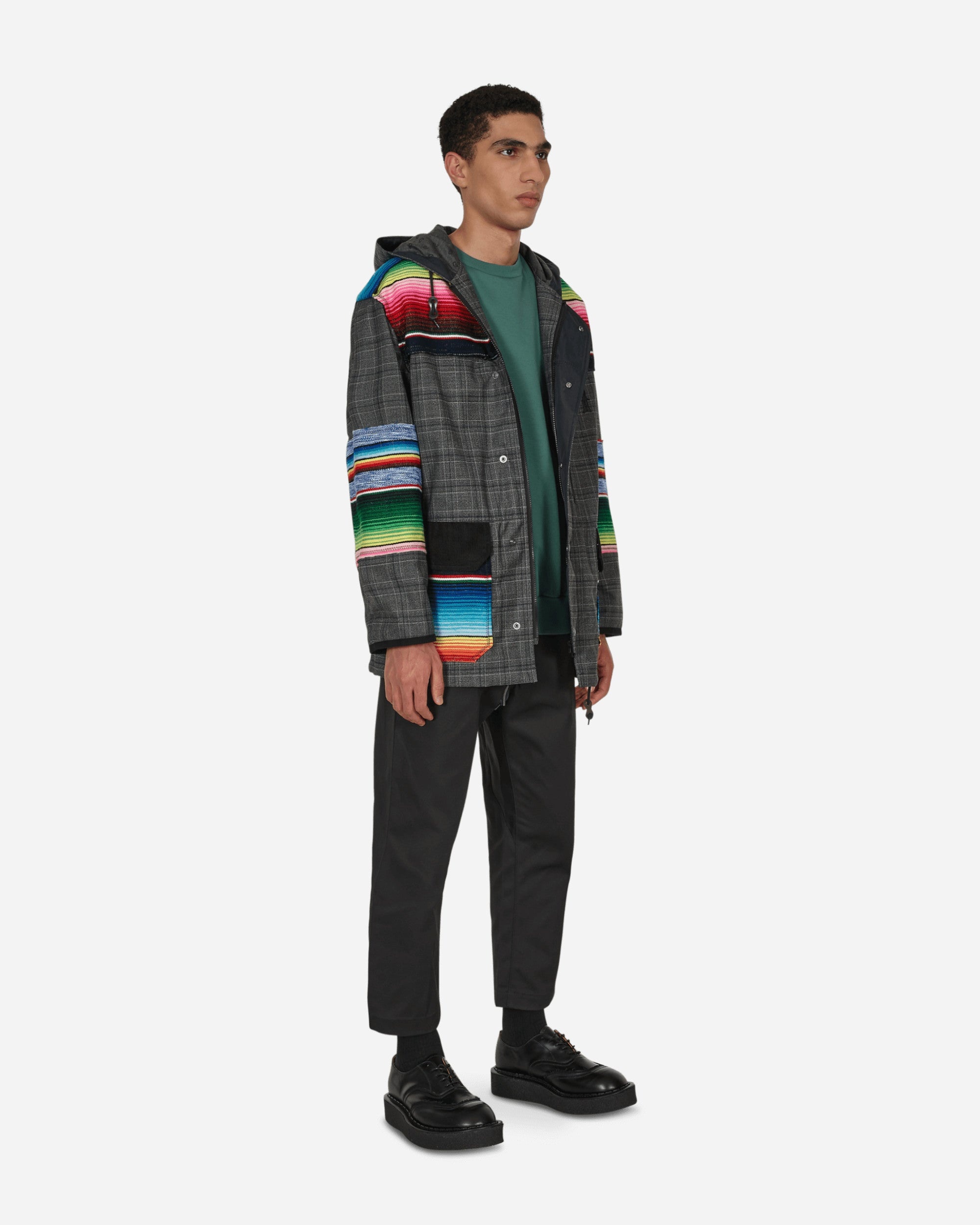 Jay Kay Striped Check Jacket Grey - 5