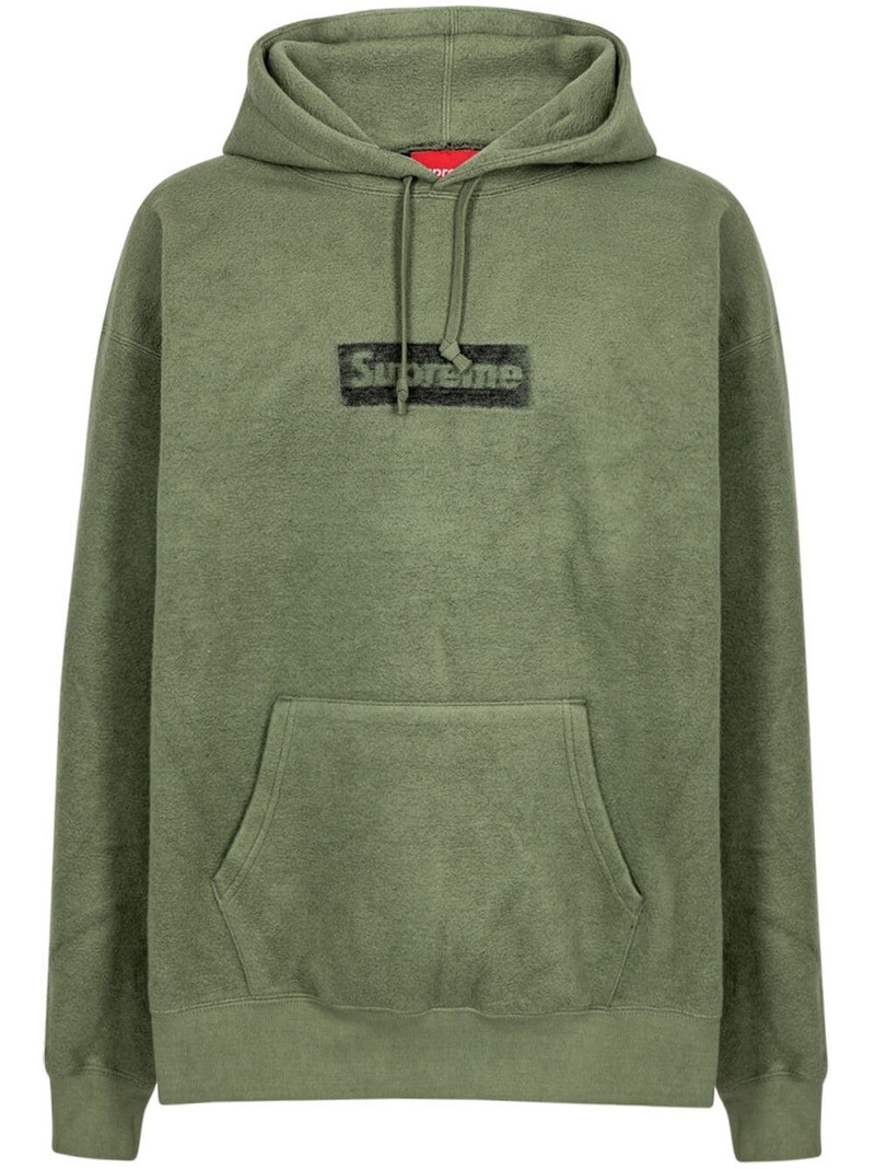 Inside Out box logo "Light Olive" hoodie 1