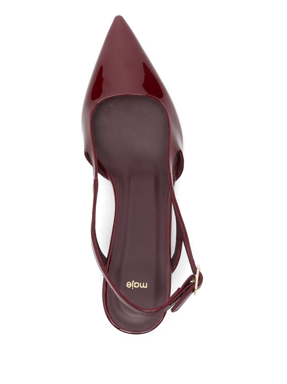 60mm patent-leather slingback pumps - 4