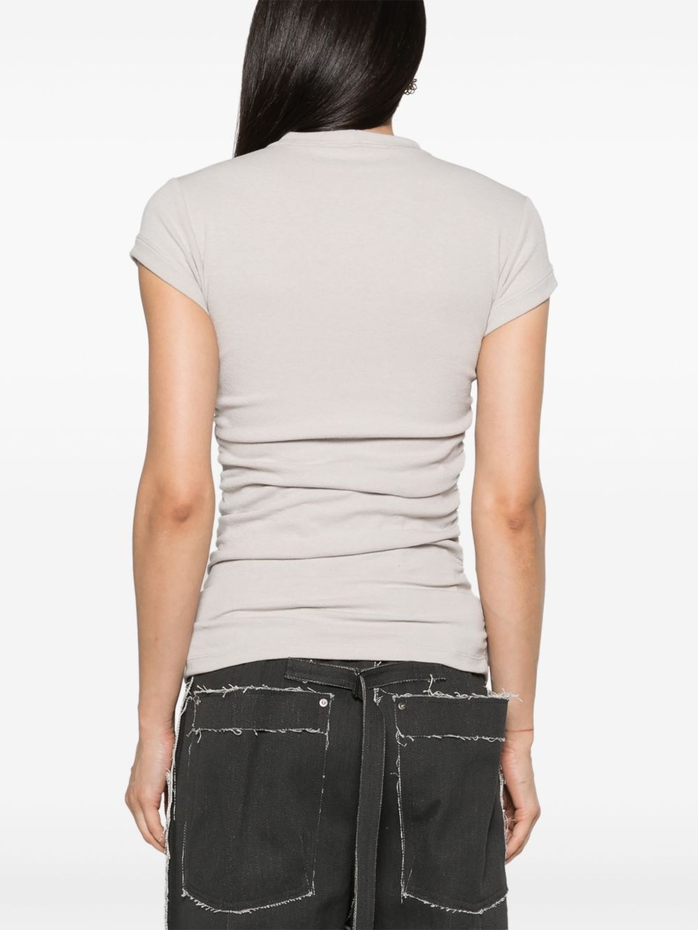 ruched jersey T-shirt - 4