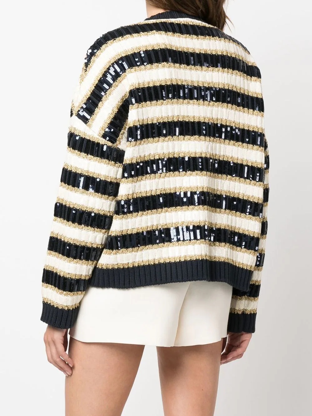 Rockstud sequinned cardigan - 4
