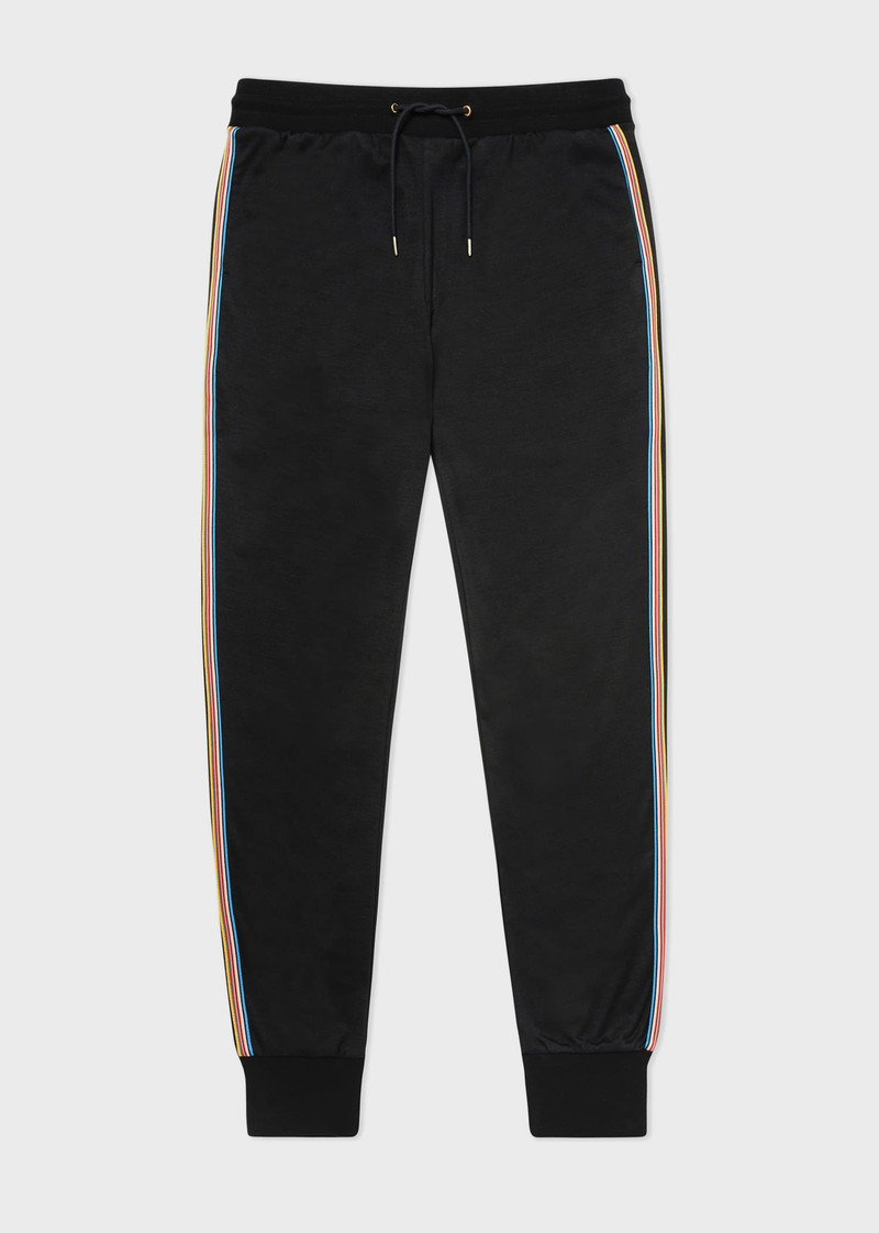 Washable Wool 'Signature Stripe' Sweatpants - 1