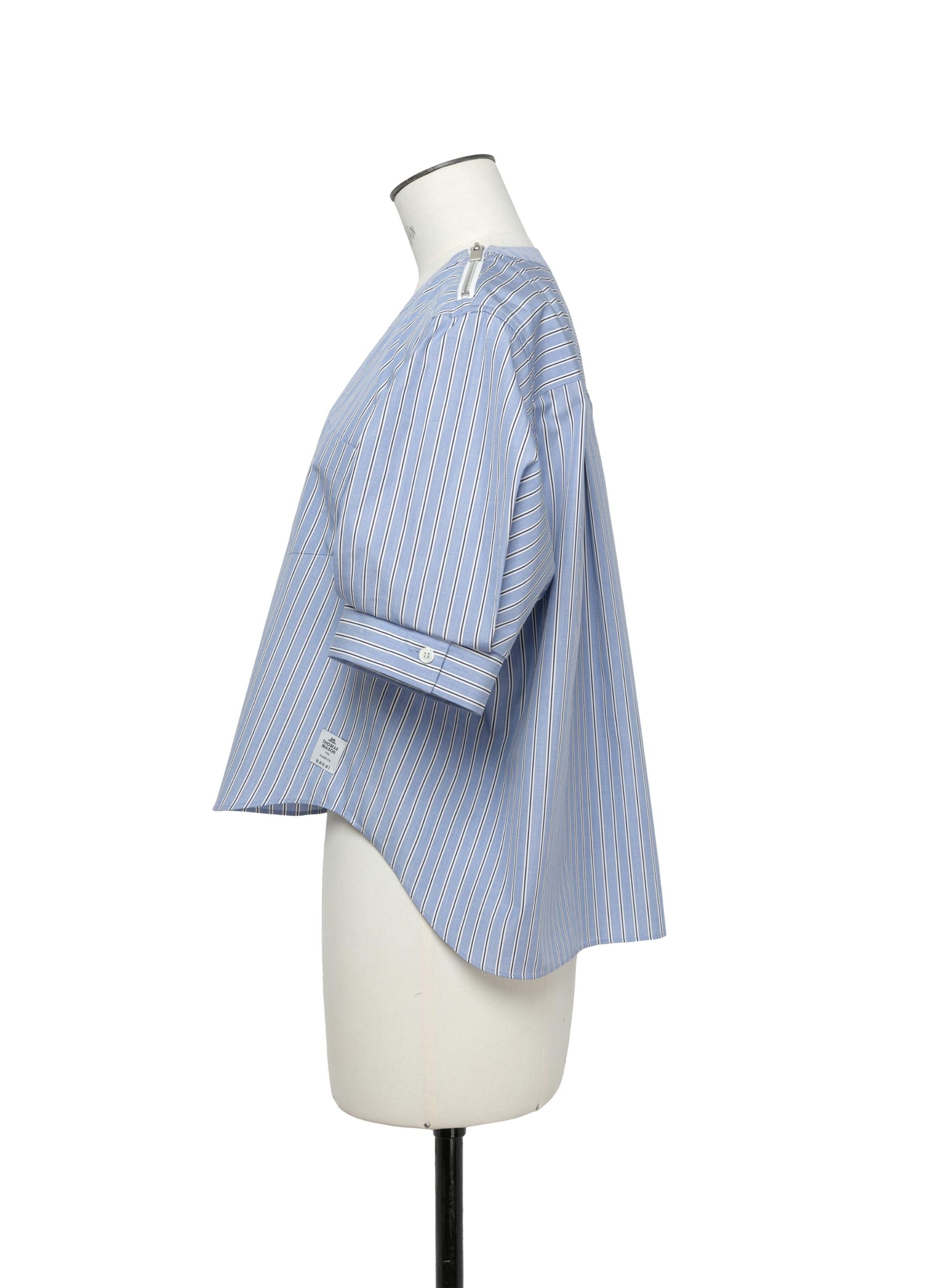 Thomas Mason Cotton Poplin Pullover - 2