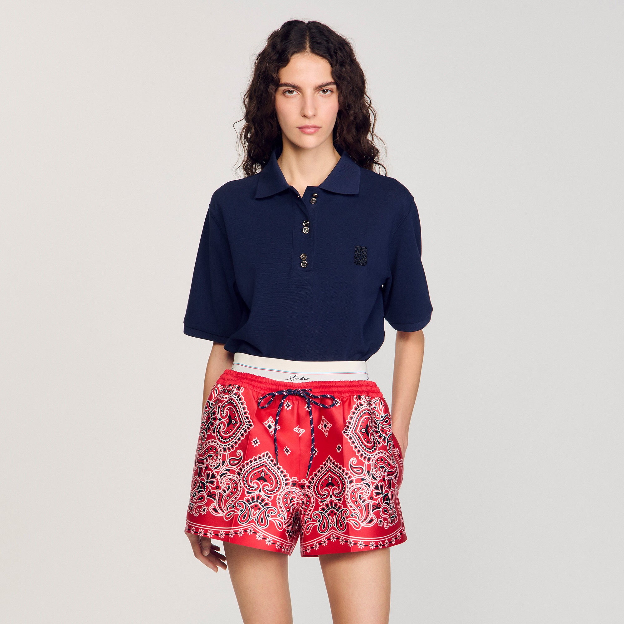 POLO SHIRT WITH DECORATIVE BUTTONS - 4