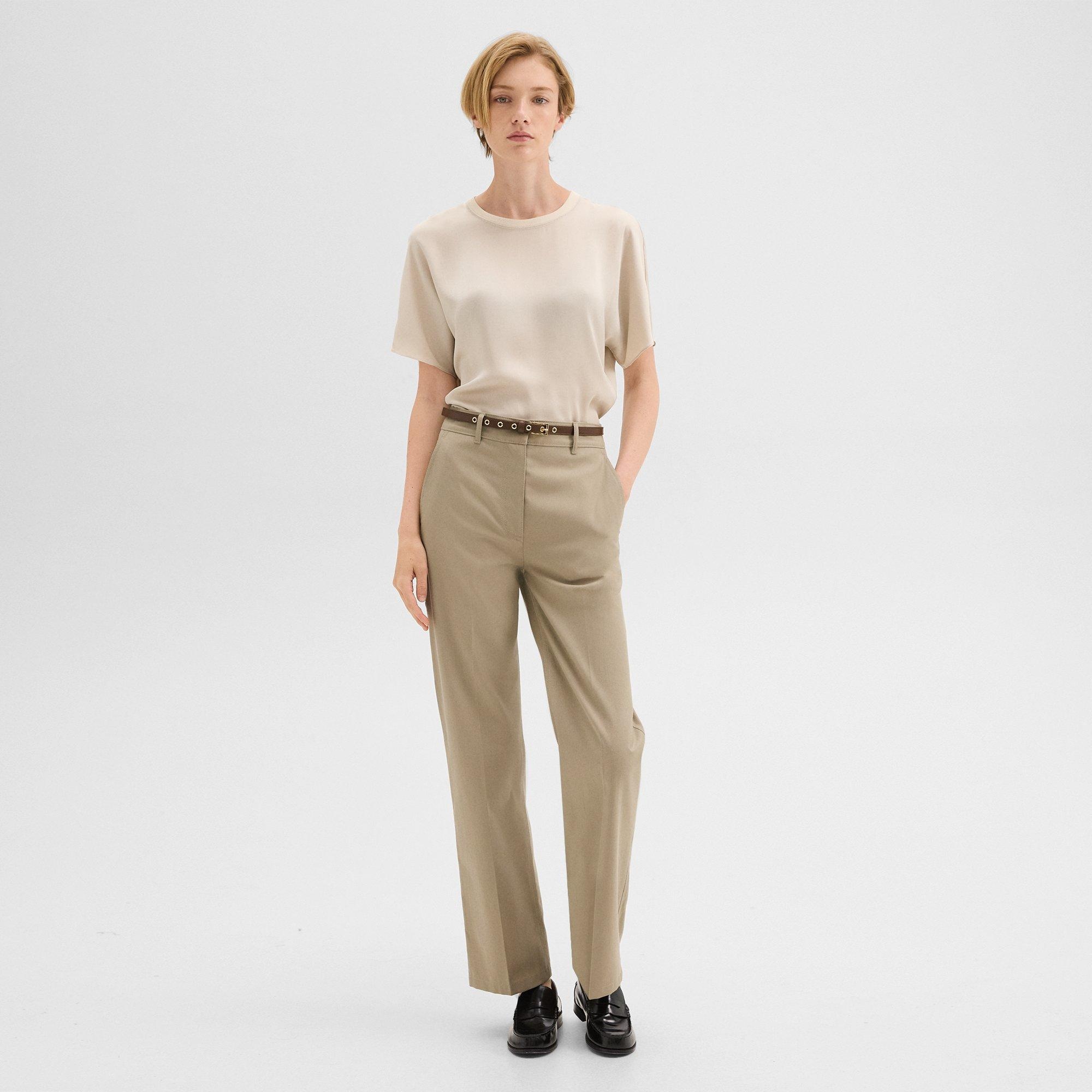 Straight Pant in Gabardine - 2