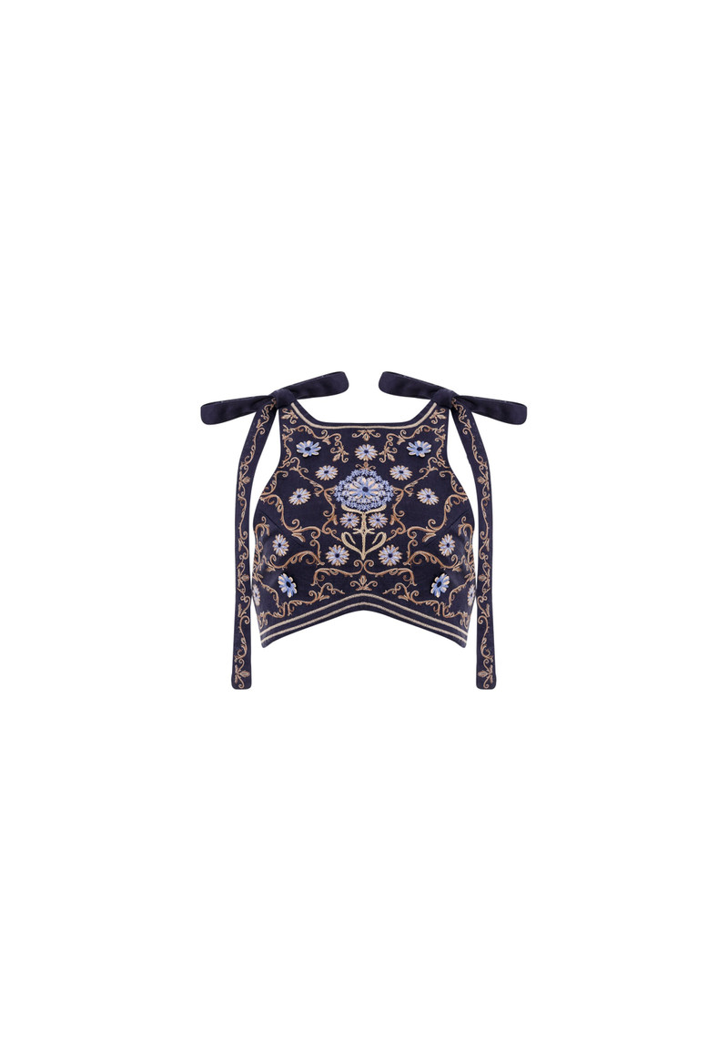 Olmeca Mosaico Cropped Top 1