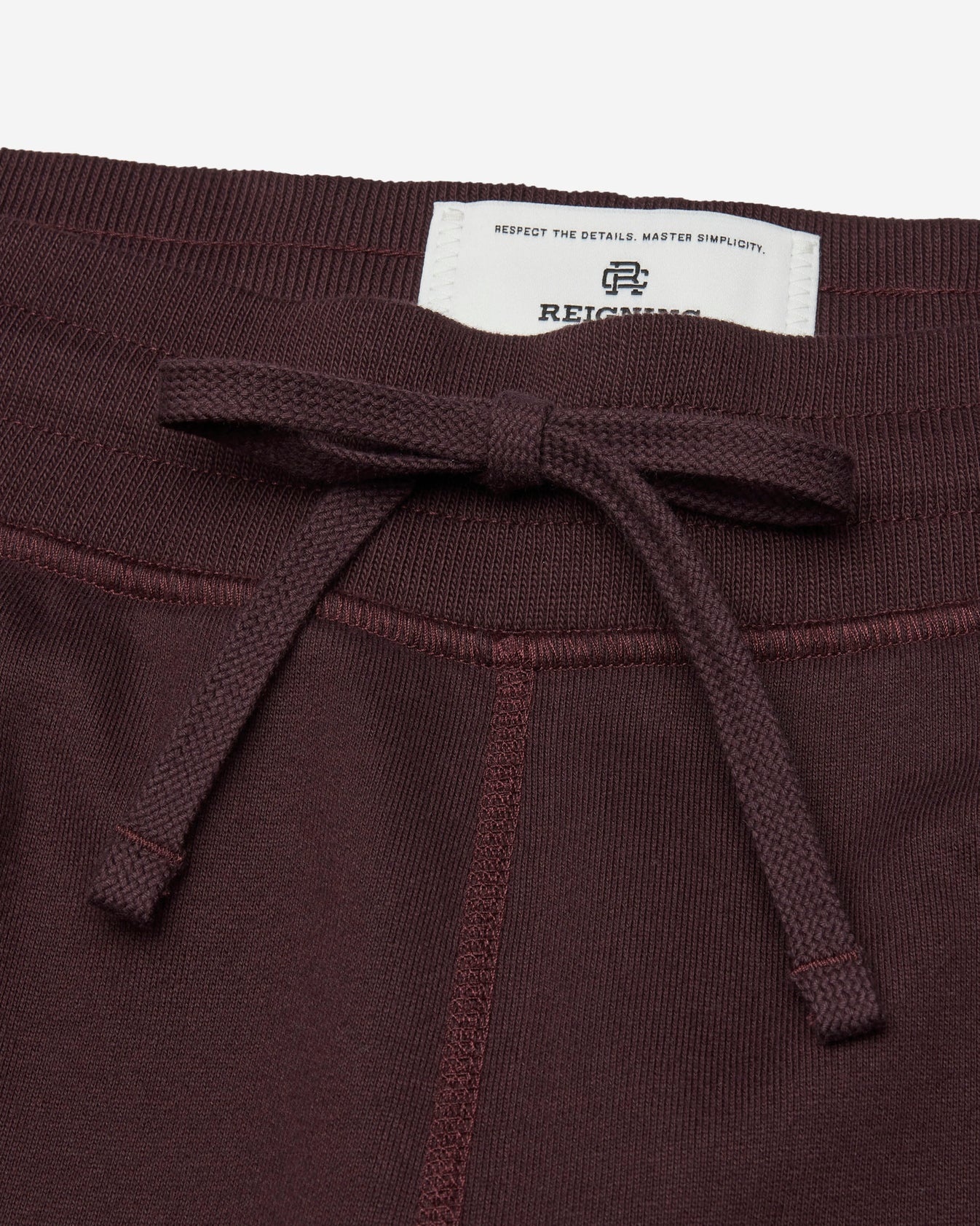 Midweight Terry Slim Sweatpant Oxblood - 3