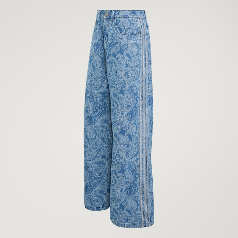 ADIDAS LIBERTY LONDON FIREBIRD MID RISE STRAIGHT DENIM PANT 4