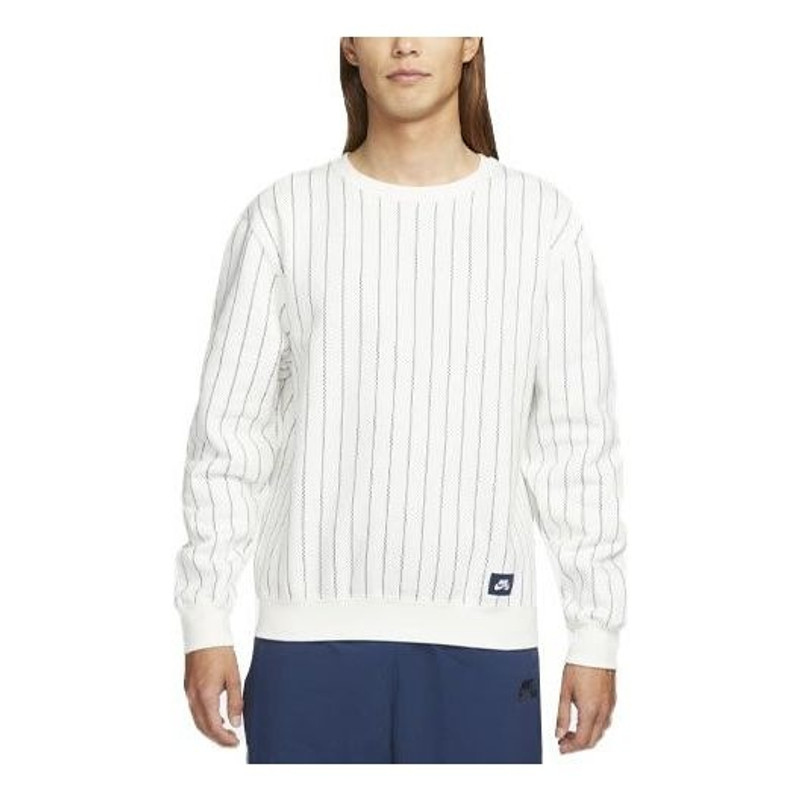 Nike Unisex SB Skateboard Round-neck Sweatshirt White DH2637-133 - 1