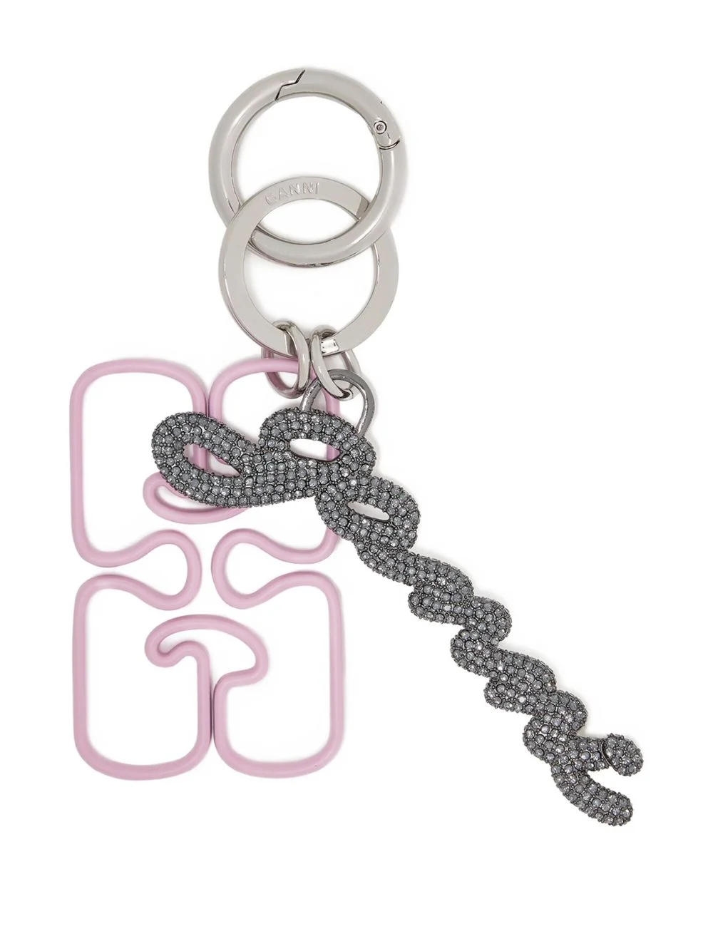 logo-plaque keyring - 1