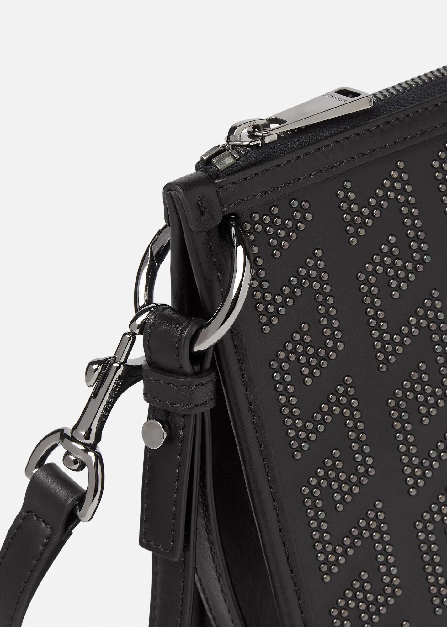 Studded Greca Crossbody Bag - 5