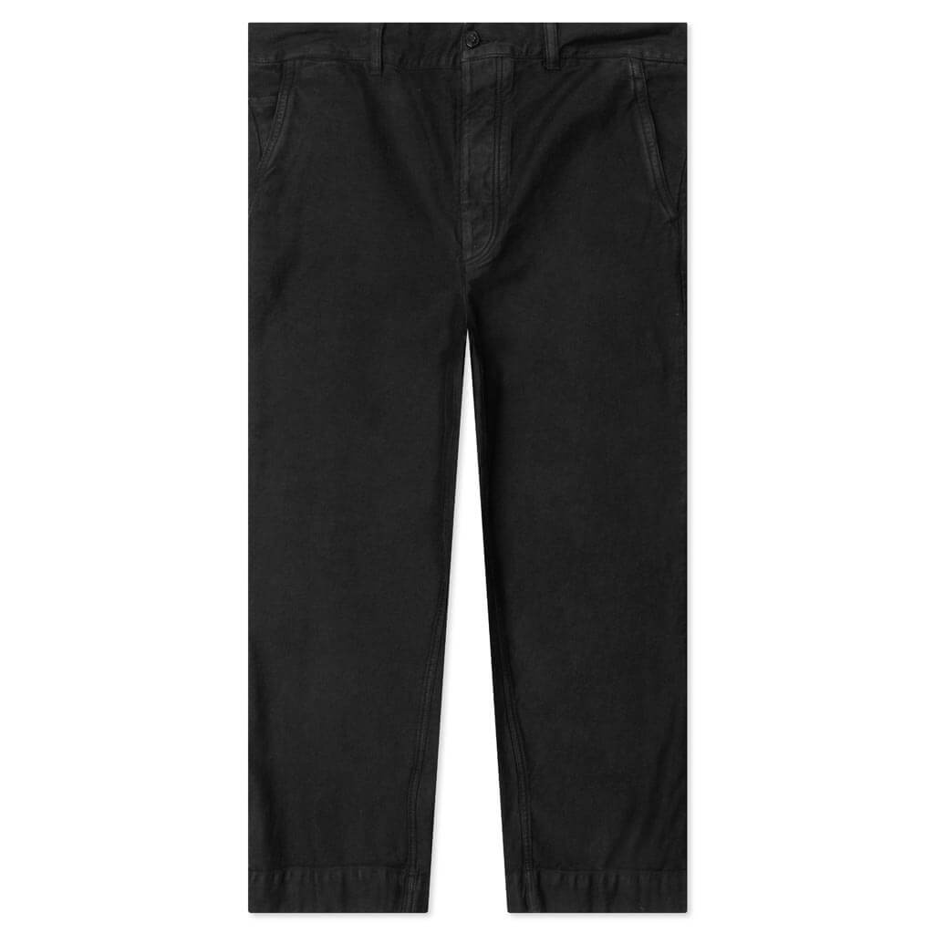 RELAXED FITTING COTTON TROUSERS GD 7333 M.W. - BLACK - 1