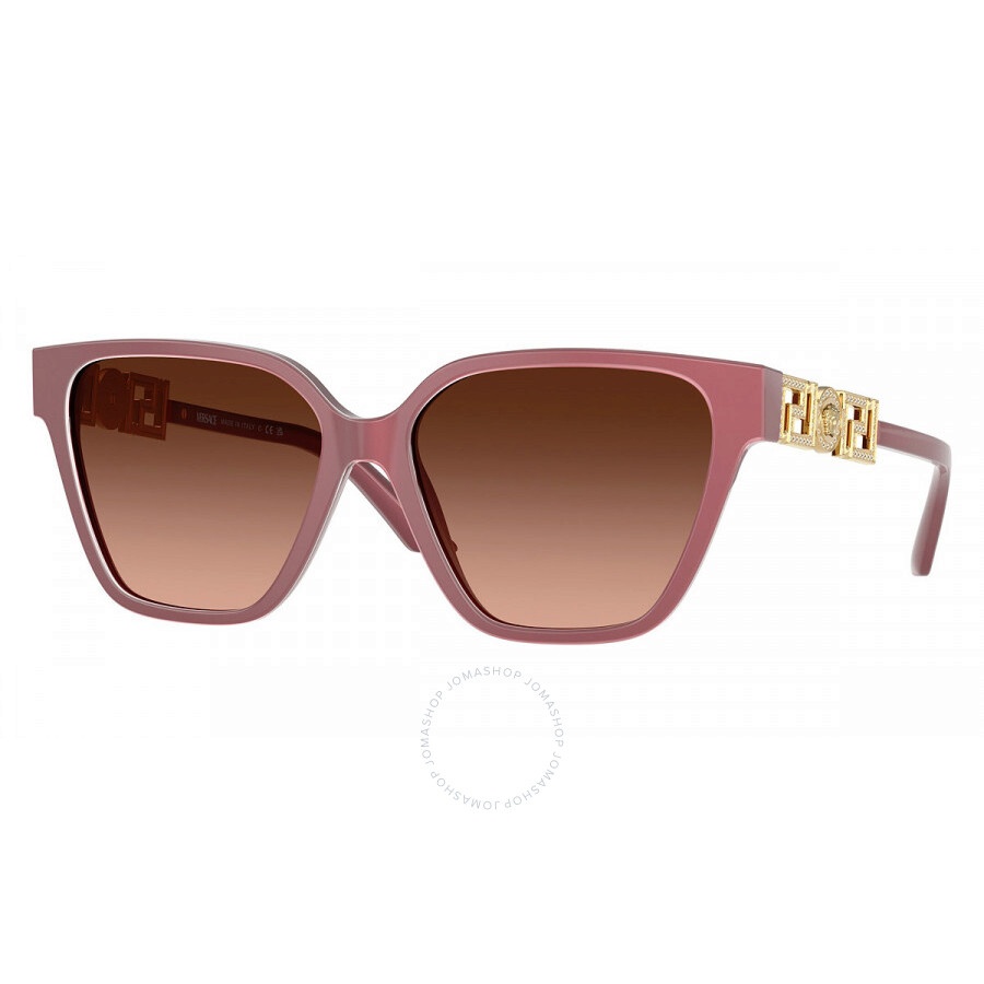 Versace Pink Gradient Grey Butterfly Ladies Sunglasses VE4471B 54755M 56 - 1