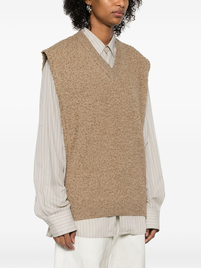 piled-knit vest 3