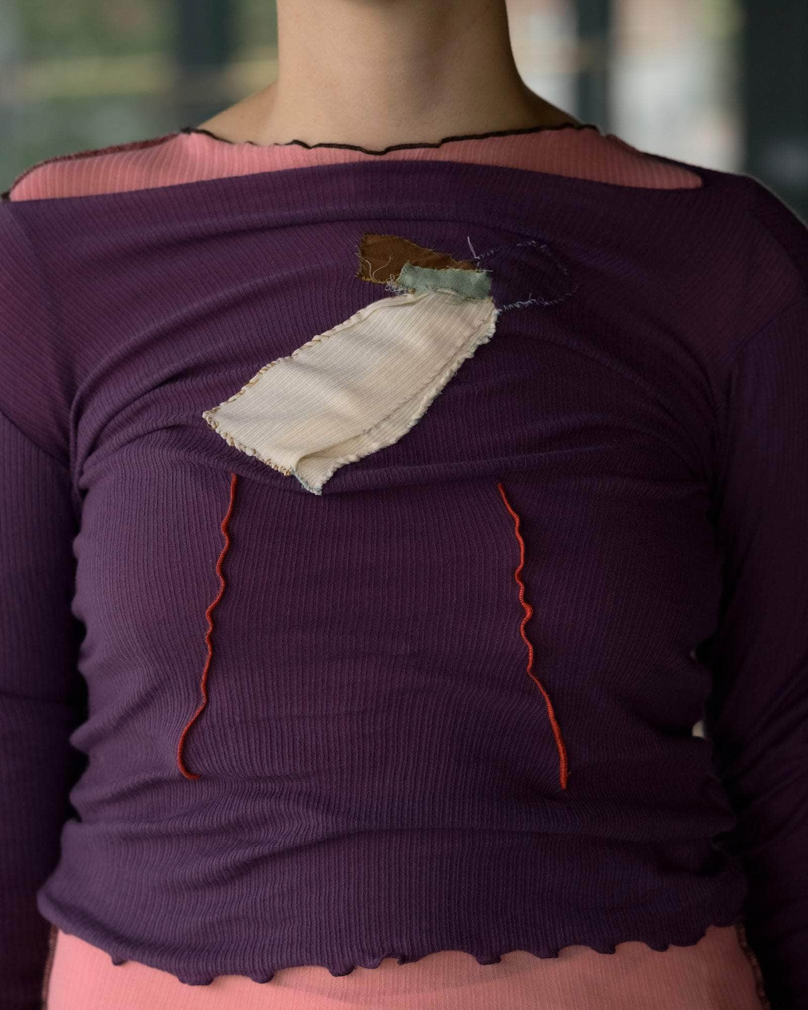 Repair - Oba Long Sleeve No.124 - Deadstock Organic Cotton Rib - 2
