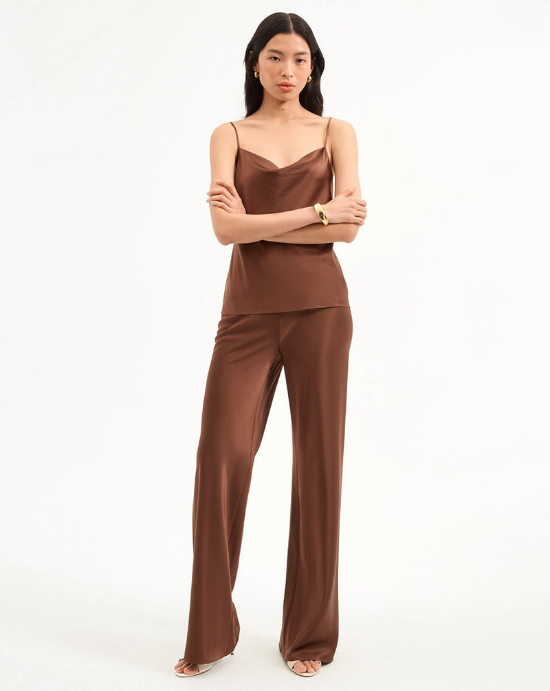 VERONICA BEARD BILLIE STRETCH-SILK PANT outlook