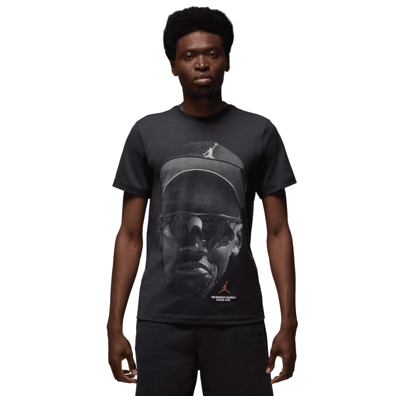 Jordan Mens Jordan Core Diamond 45 Blank Short Sleeve Short Sleeve Crew - 1