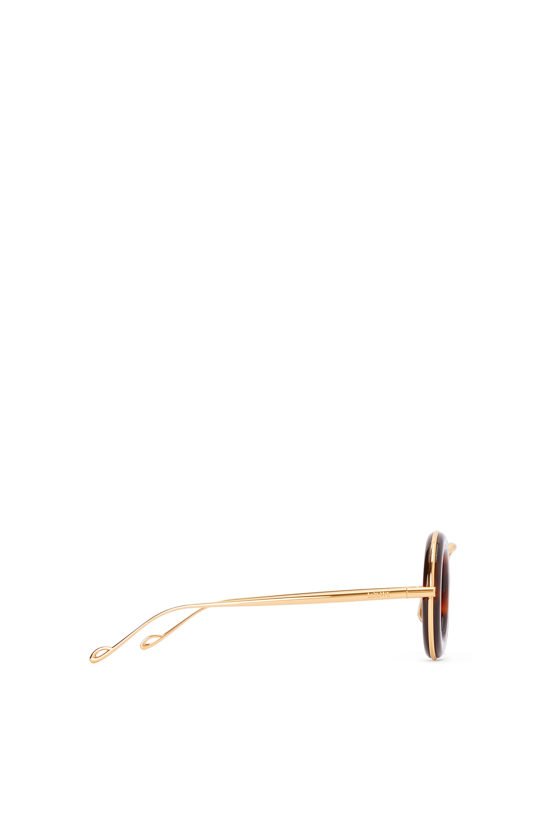 Round sunglasses in acetate and metal - 3
