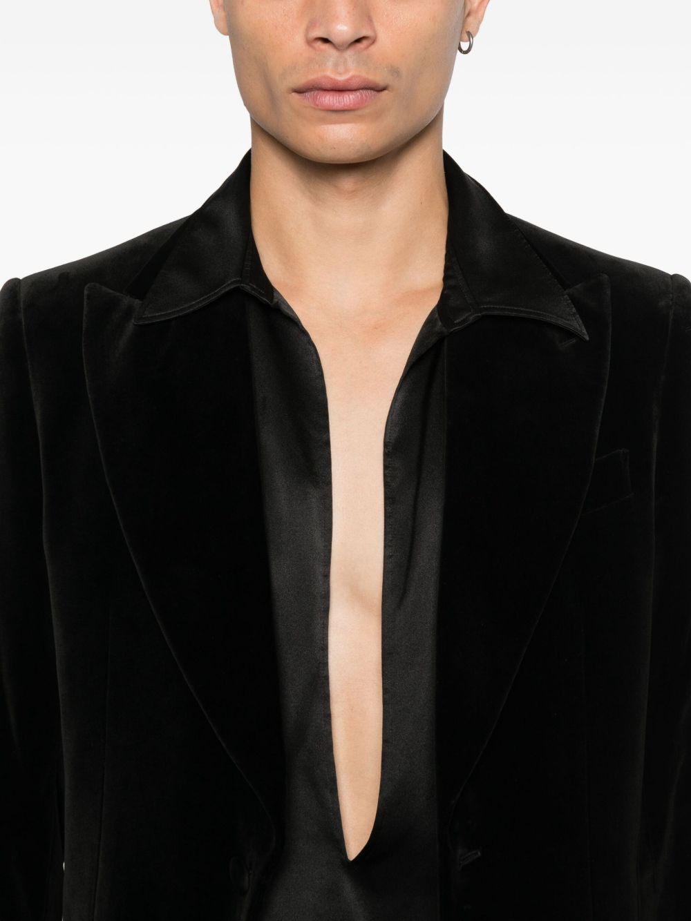 single-breasted blazer - 5