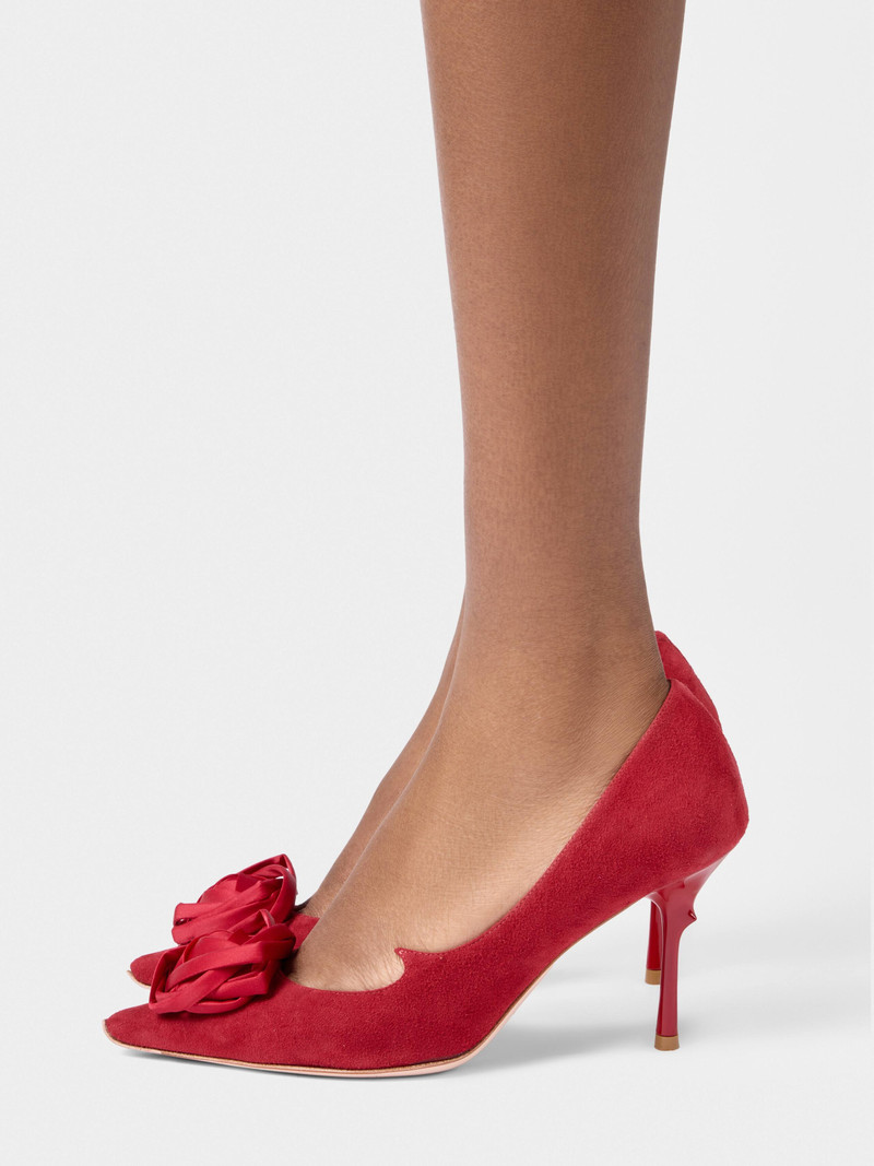 Roger Vivier Rose Vivier Pumps in suede outlook