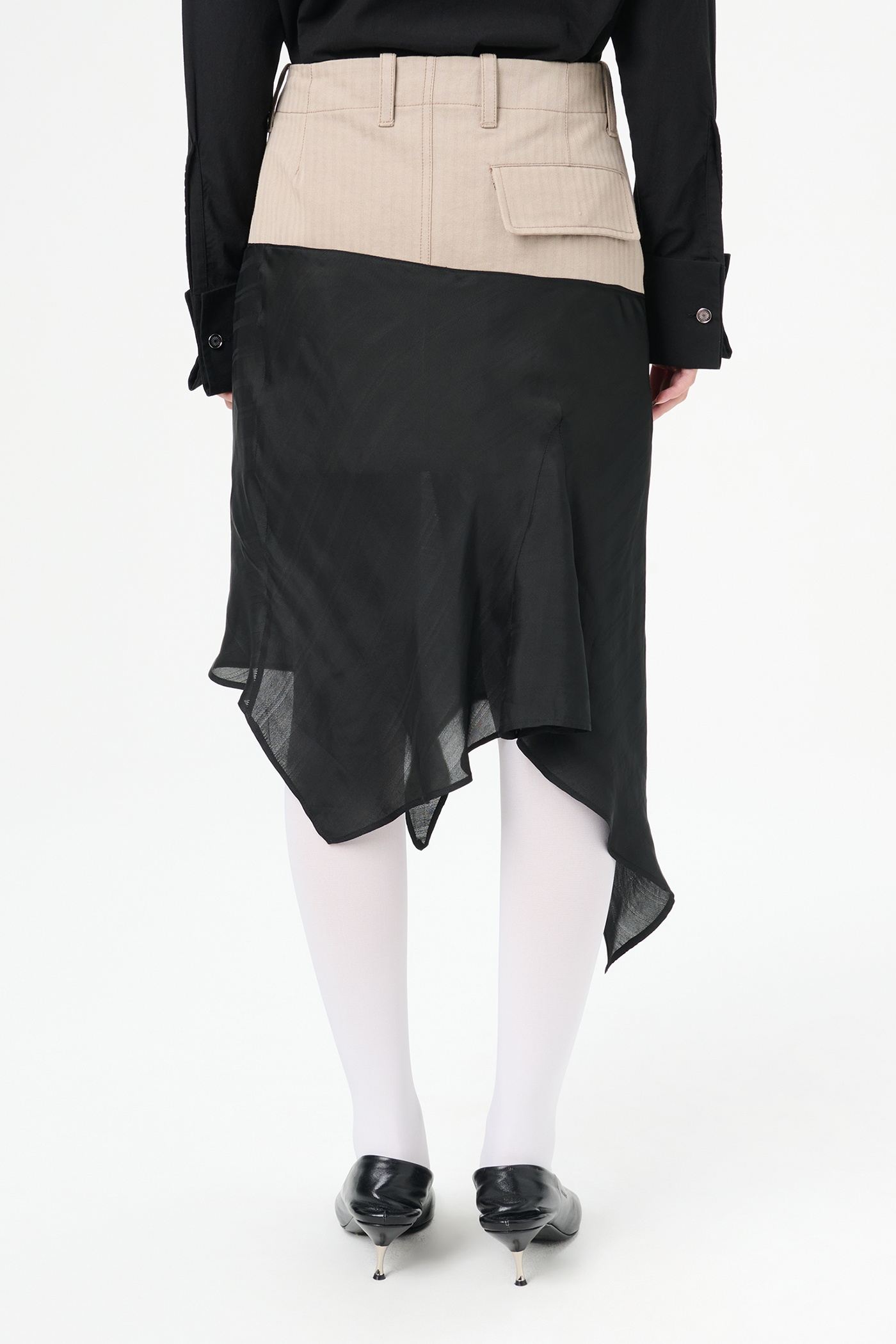 Engineer Skirt Pebble Herringbone - 5